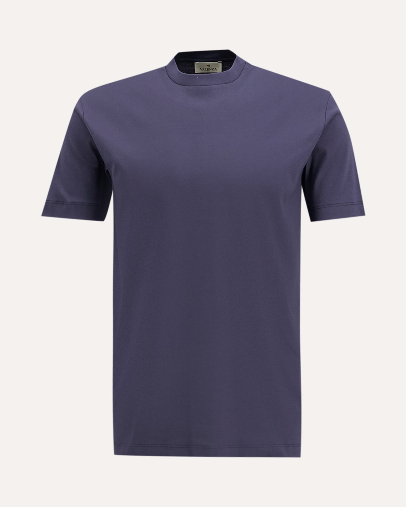 Valenza Interlock Supima T-Shirt DONKERBLAUW 1
