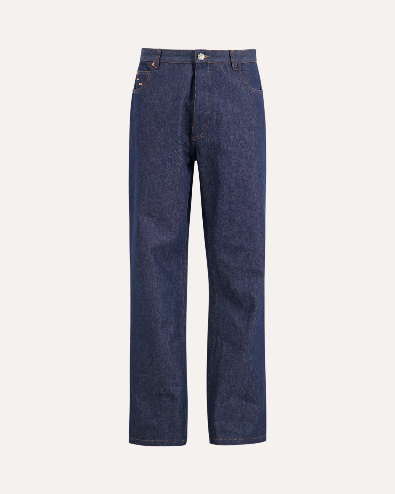 Filling Pieces Denim Pants Raw DONKERBLAUW 1