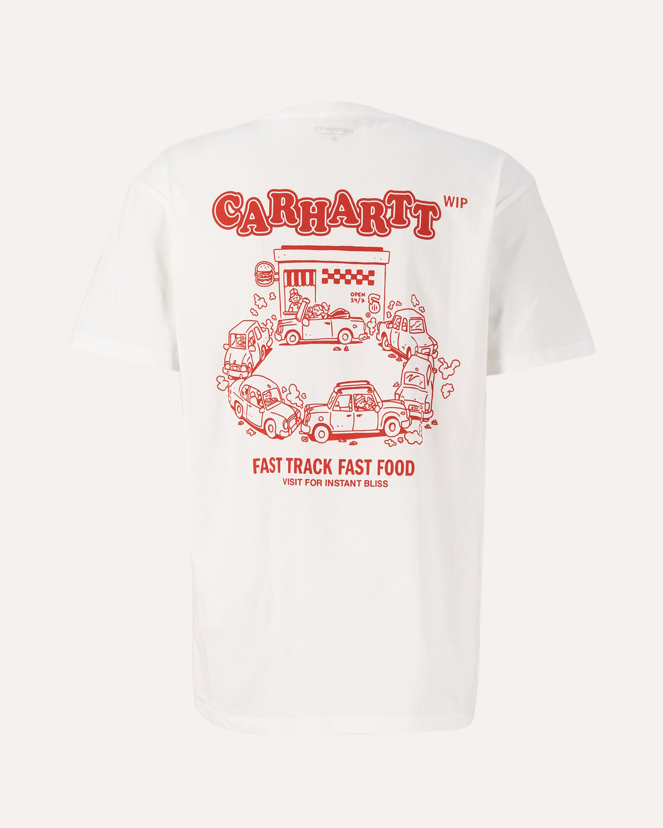 Carhartt WIP S/S Fast Food T-Shirt WIT 1