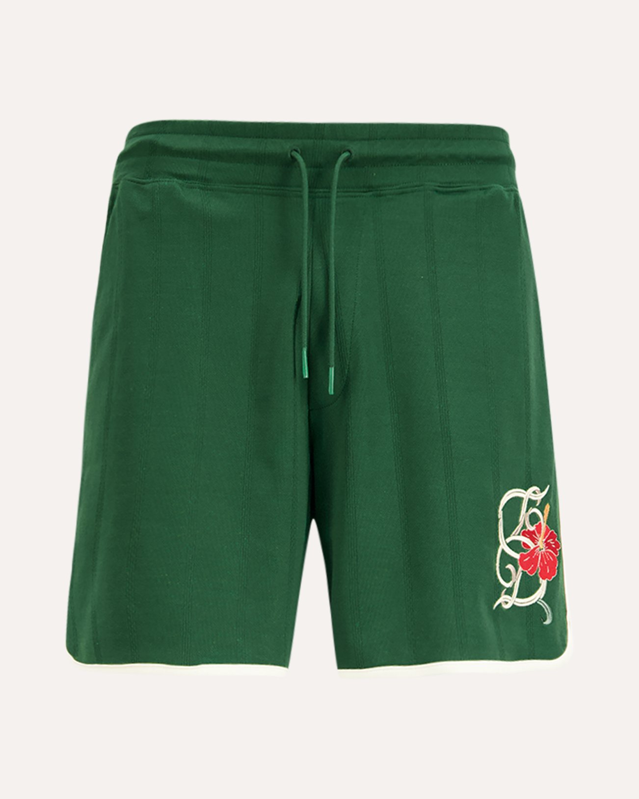 Drole de Monsieur Short D Hibiscus DONKERGROEN 1