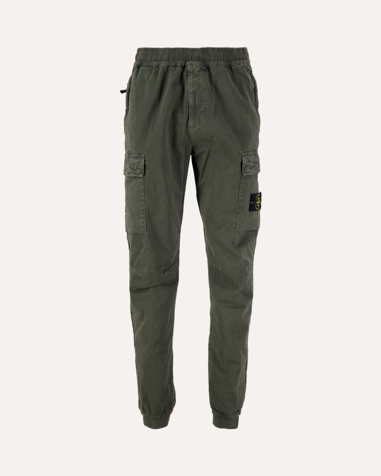 Stone Island 313L1 Cotton Twill Garment Dyed 'Old'Effect Cargo Pants GROEN 1