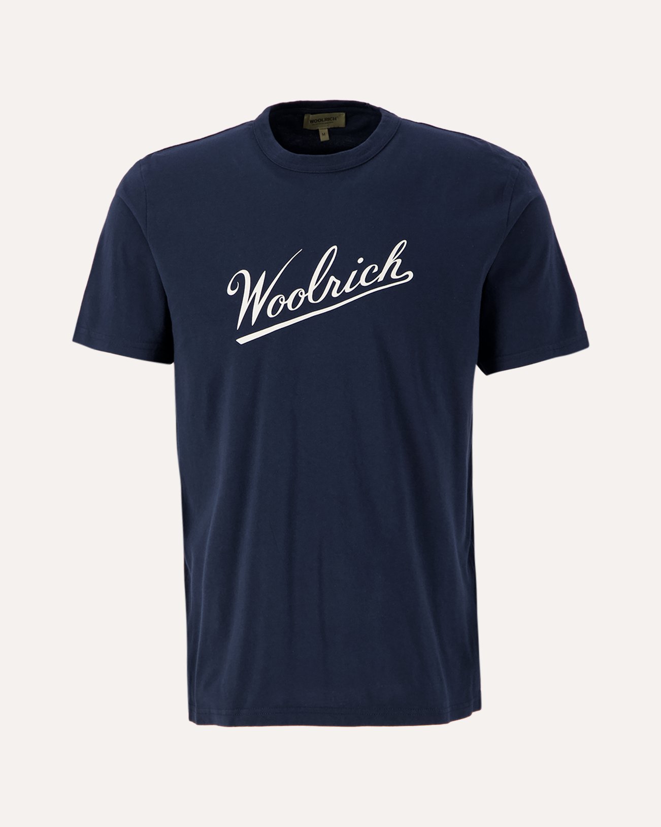 Woolrich Woolrich Script T-Shirt DONKERBLAUW 1