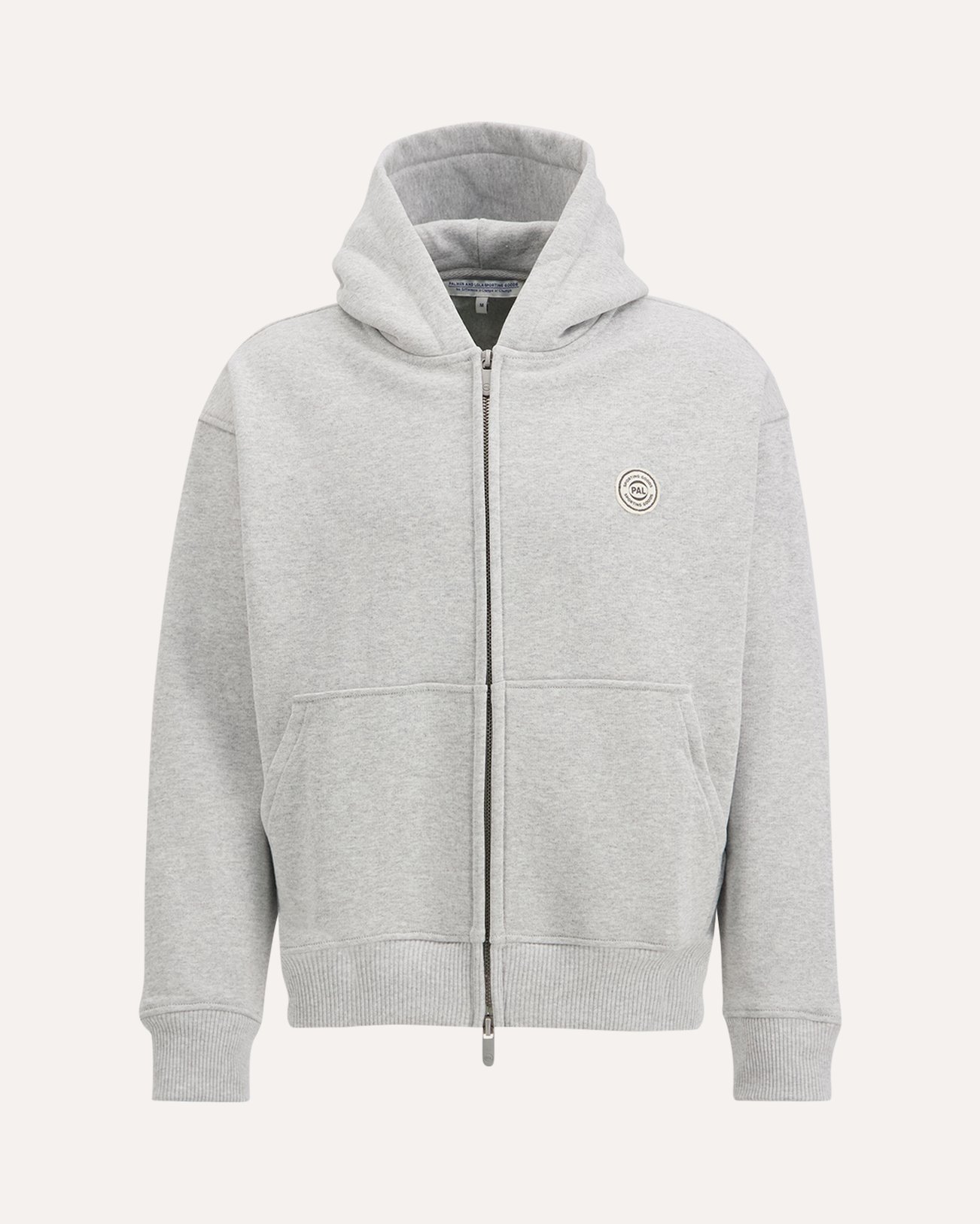 PAL Sporting Goods The Brando Full Zip LICHTGRIJS 1