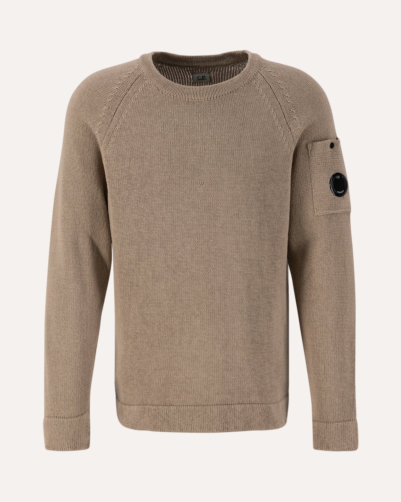 C.P. Company Compact Cotton Sweatshirt BEIGE 1