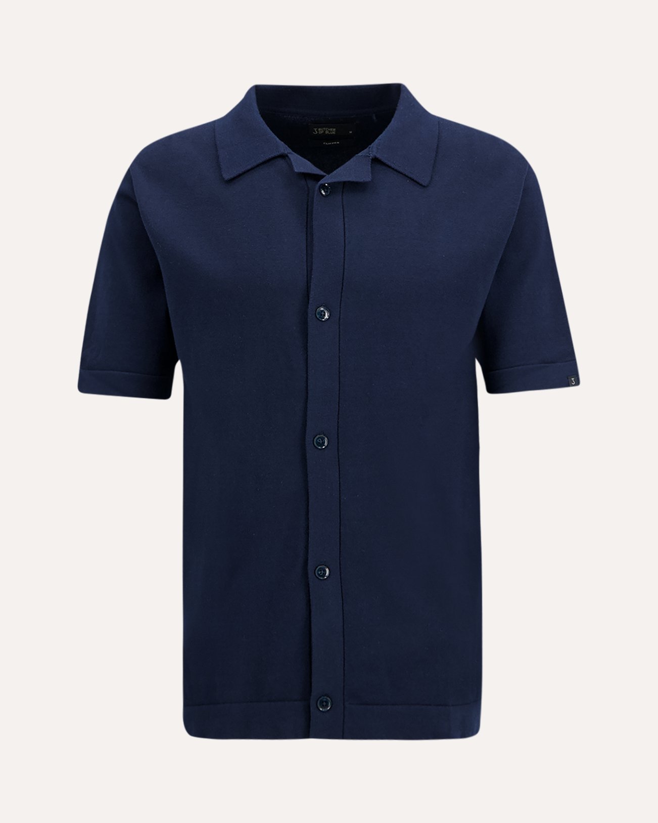 Butcher of Blue Clifden Knit Shirt BLAUW 1