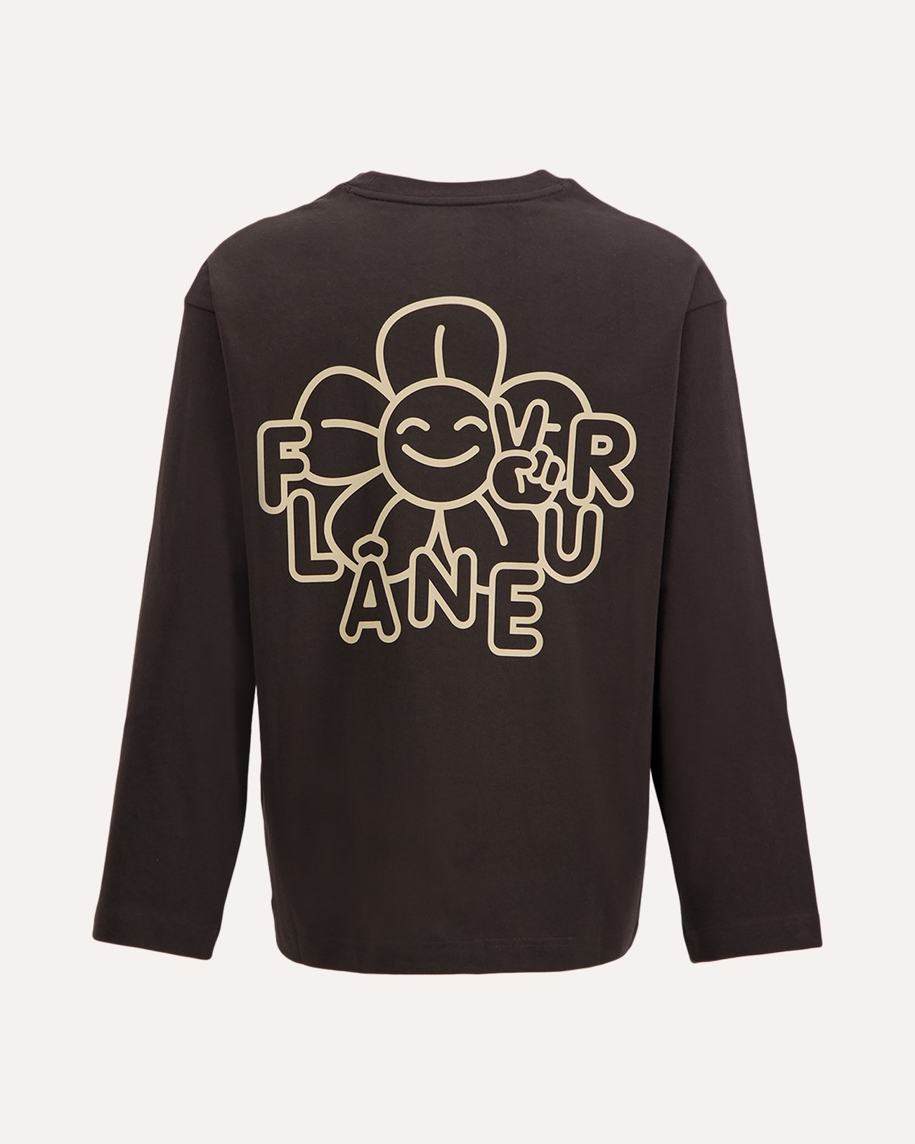 Flaneur Happy Flower Long Sleeve BRUIN 1
