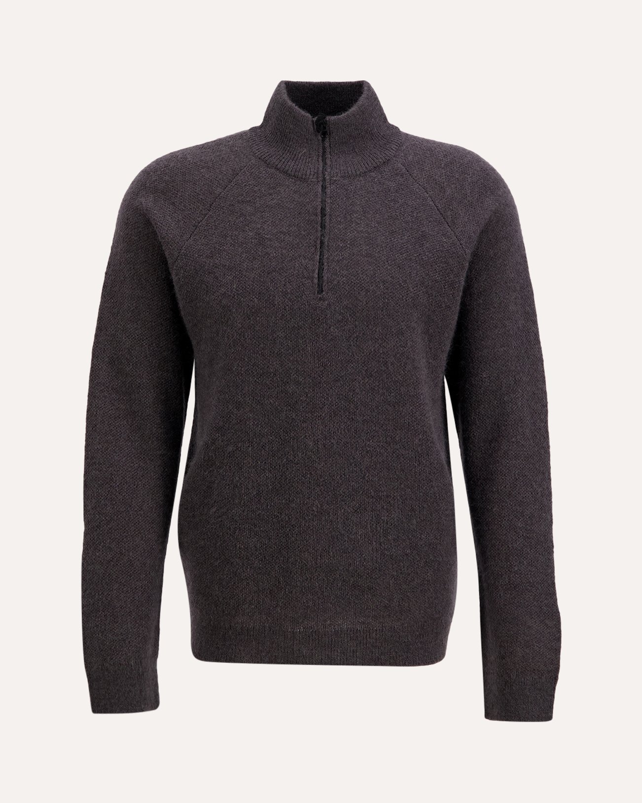 Hiking patrol Essence Mohair Mixed Knit Top DONKERBRUIN 1