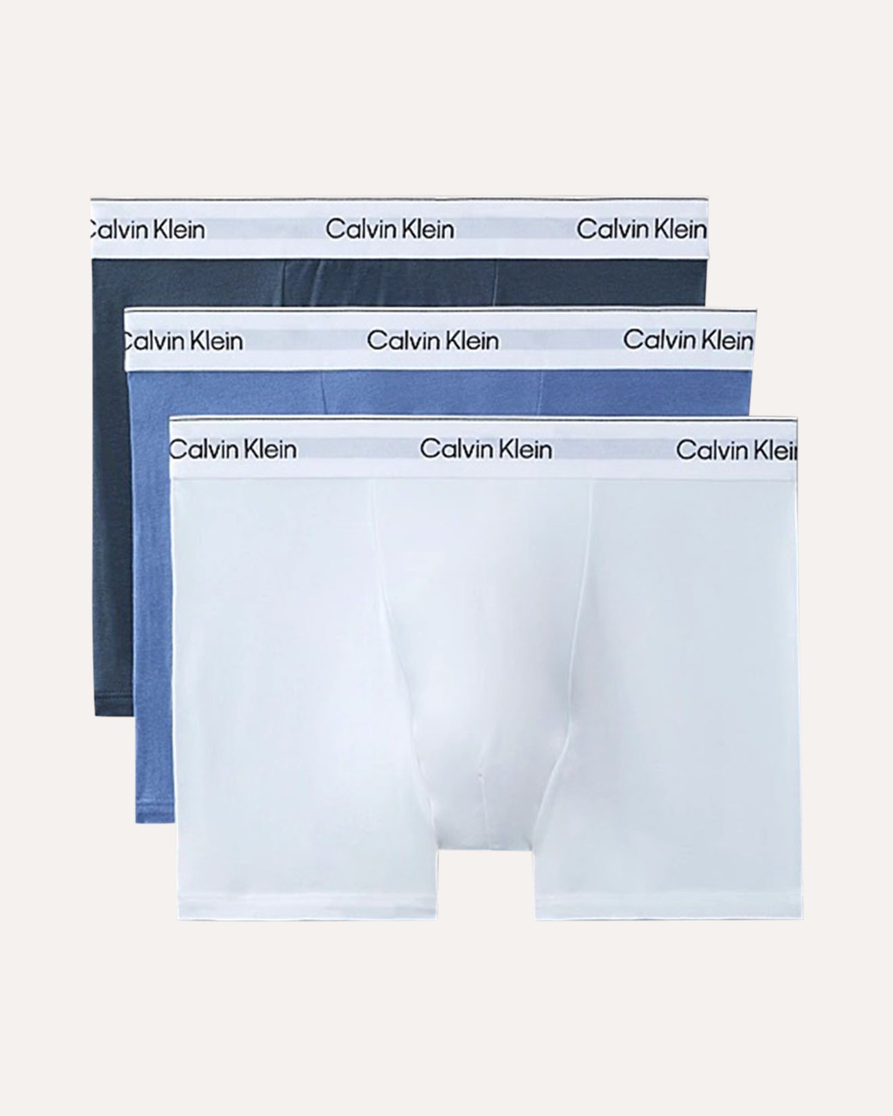 Calvin Klein Relaxed Fit Trunk 3Pk WIT 1