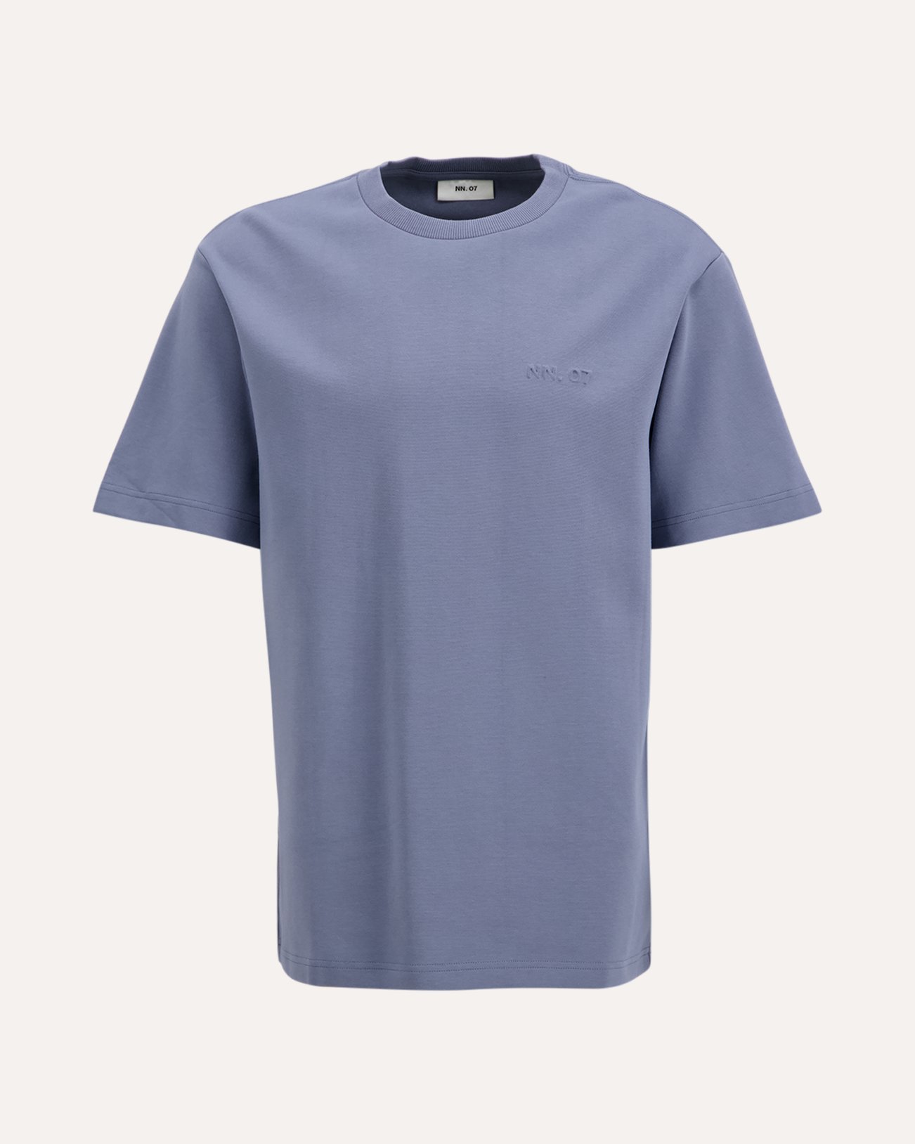 NN.07 Nat Ss Logo Tee 3457 BLAUW 1