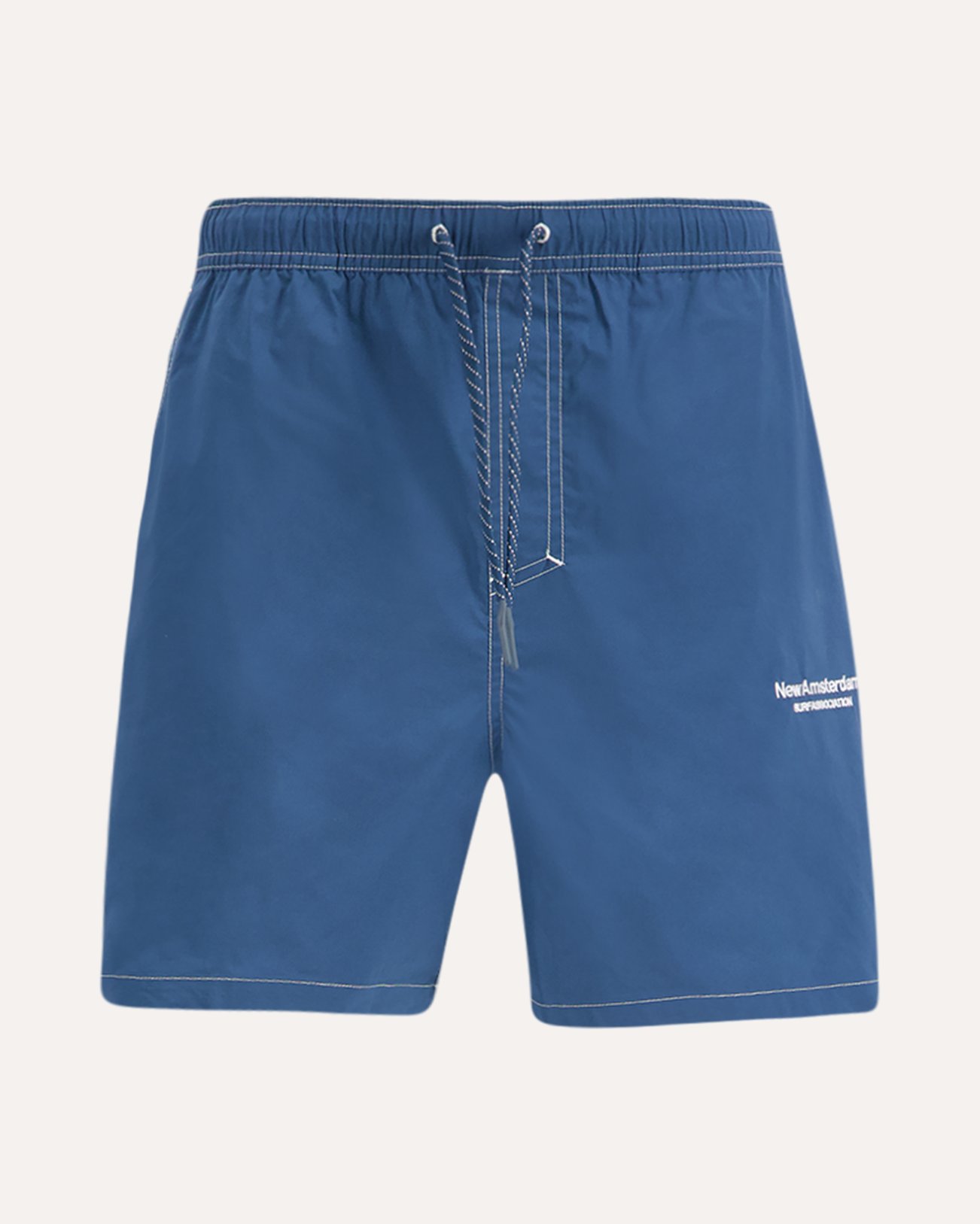New Amsterdam Surf Association Contrast Swimshort BLAUW 1