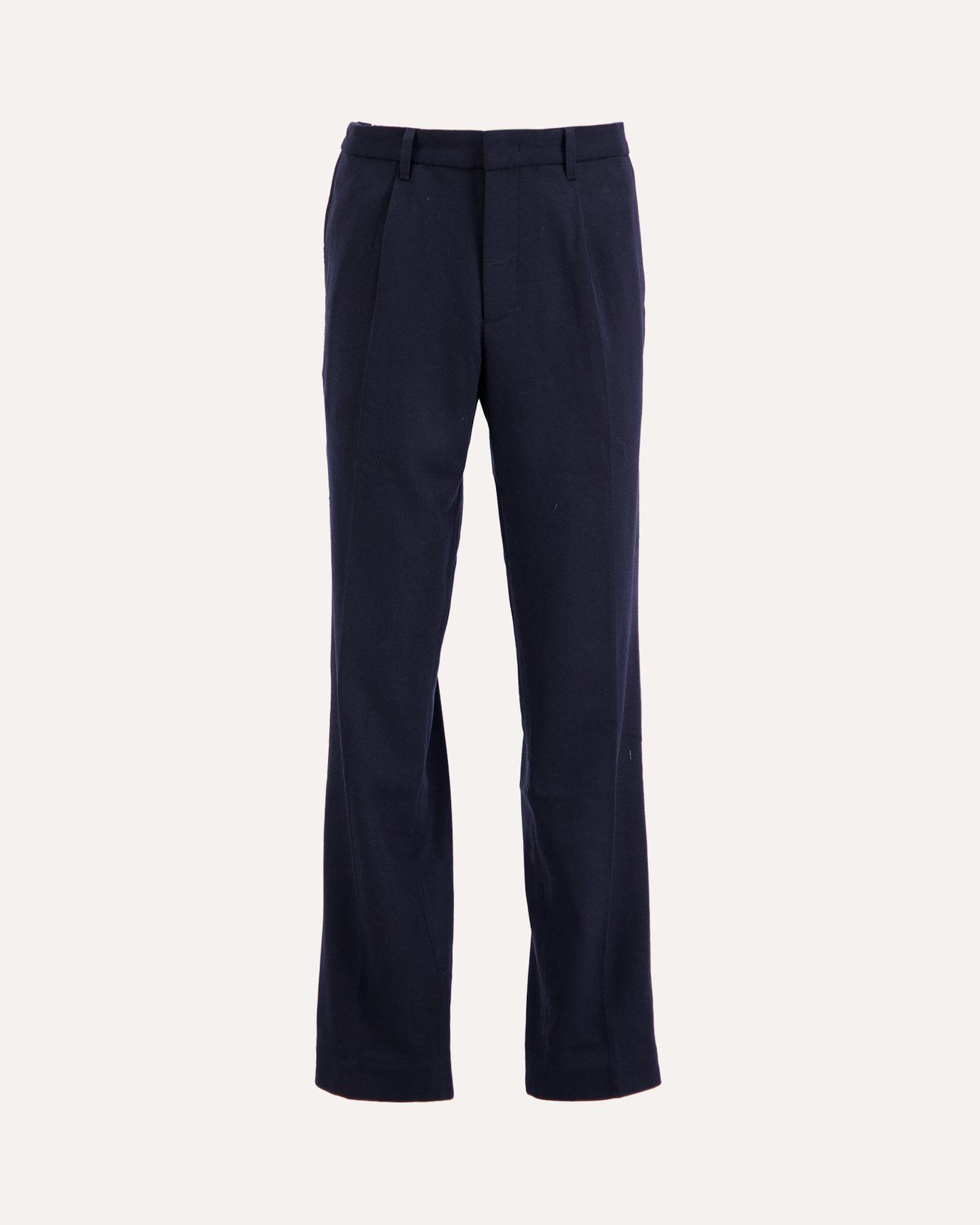 Butcher of Blue Lennox Straight Wool Trouser BLAUW 1
