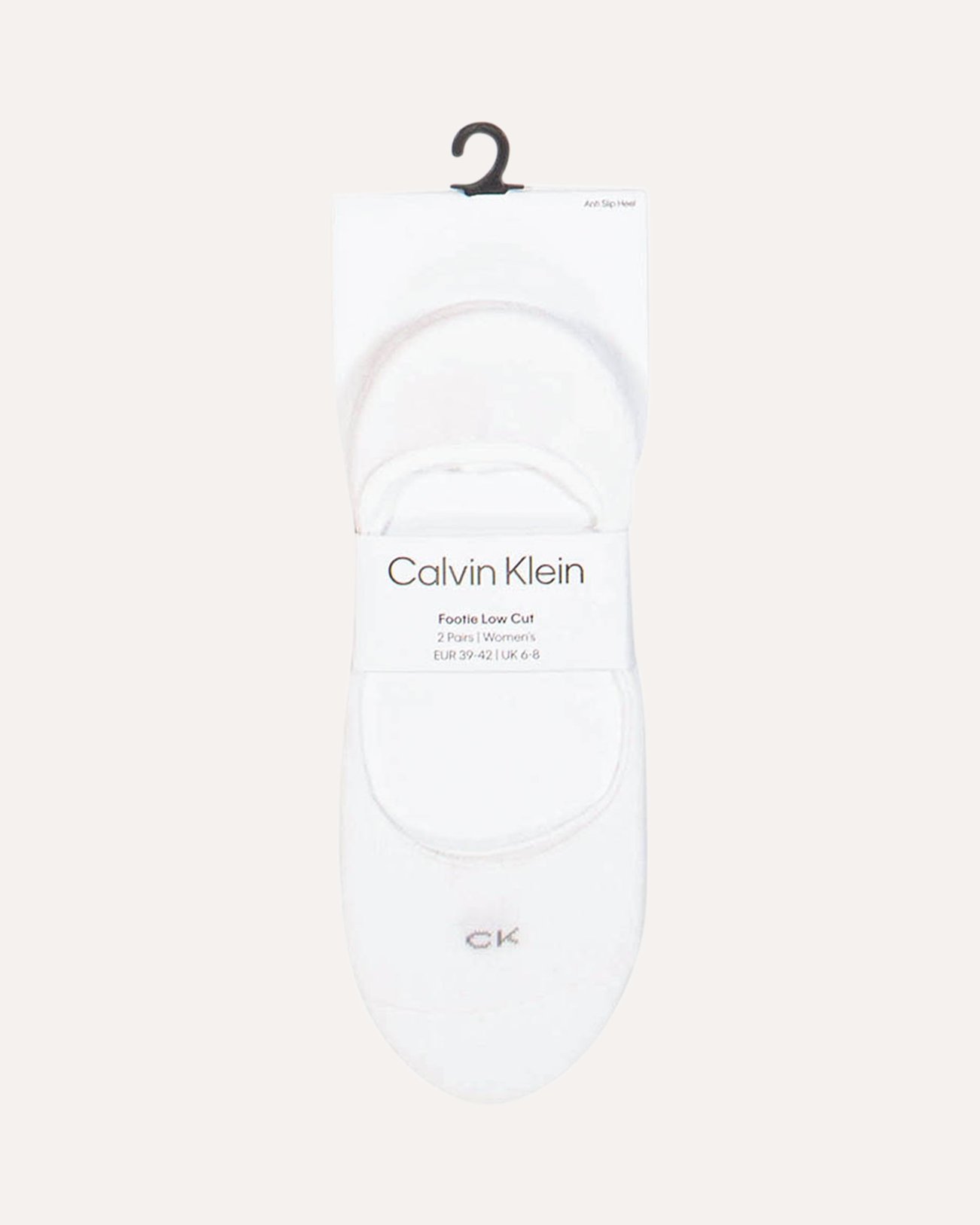 Calvin Klein Hailey 2P Cotton No Show WIT 1