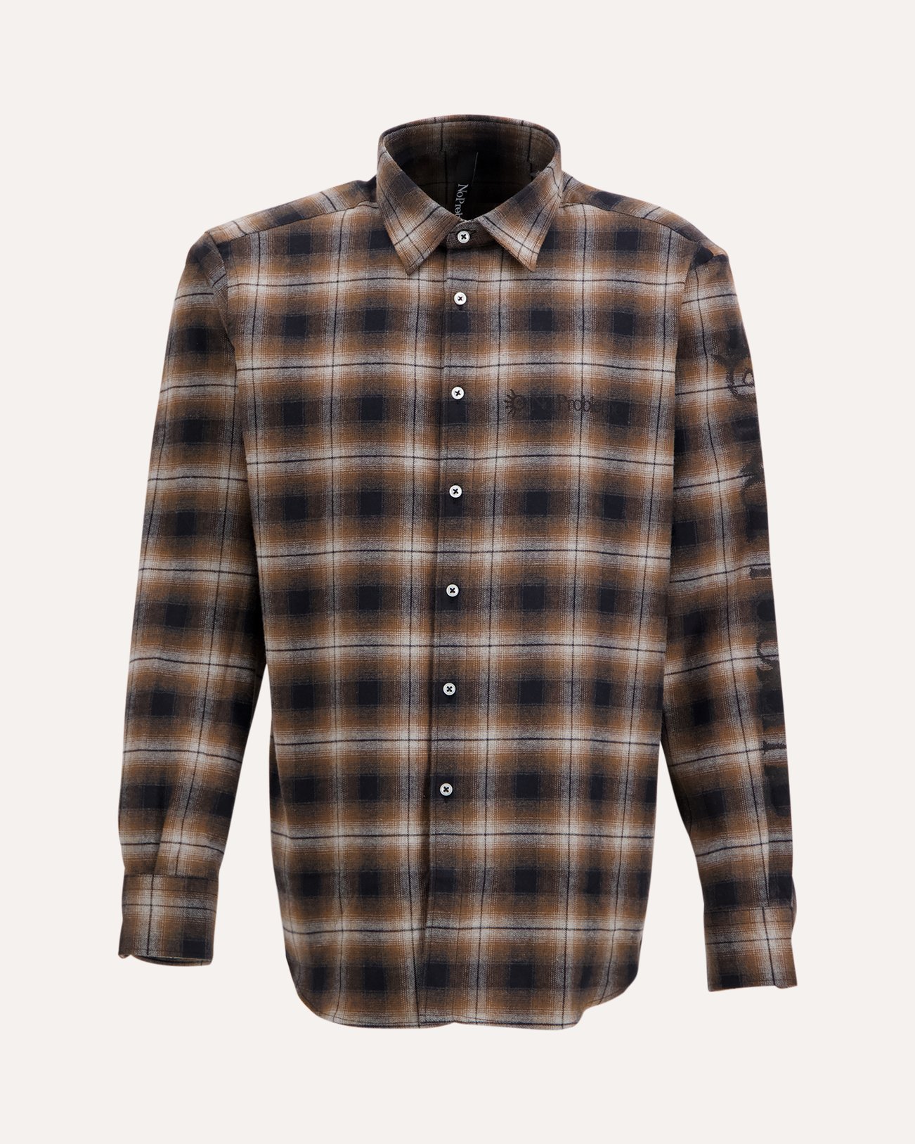No Problemo Findings Plaid Ls Shirt DONKERBLAUW 1