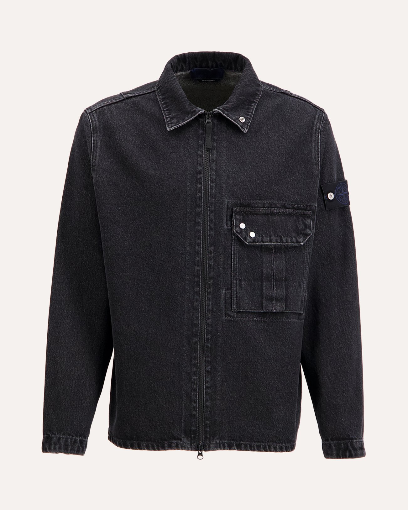 Stone Island 1200002 Overshirt ZWART 1