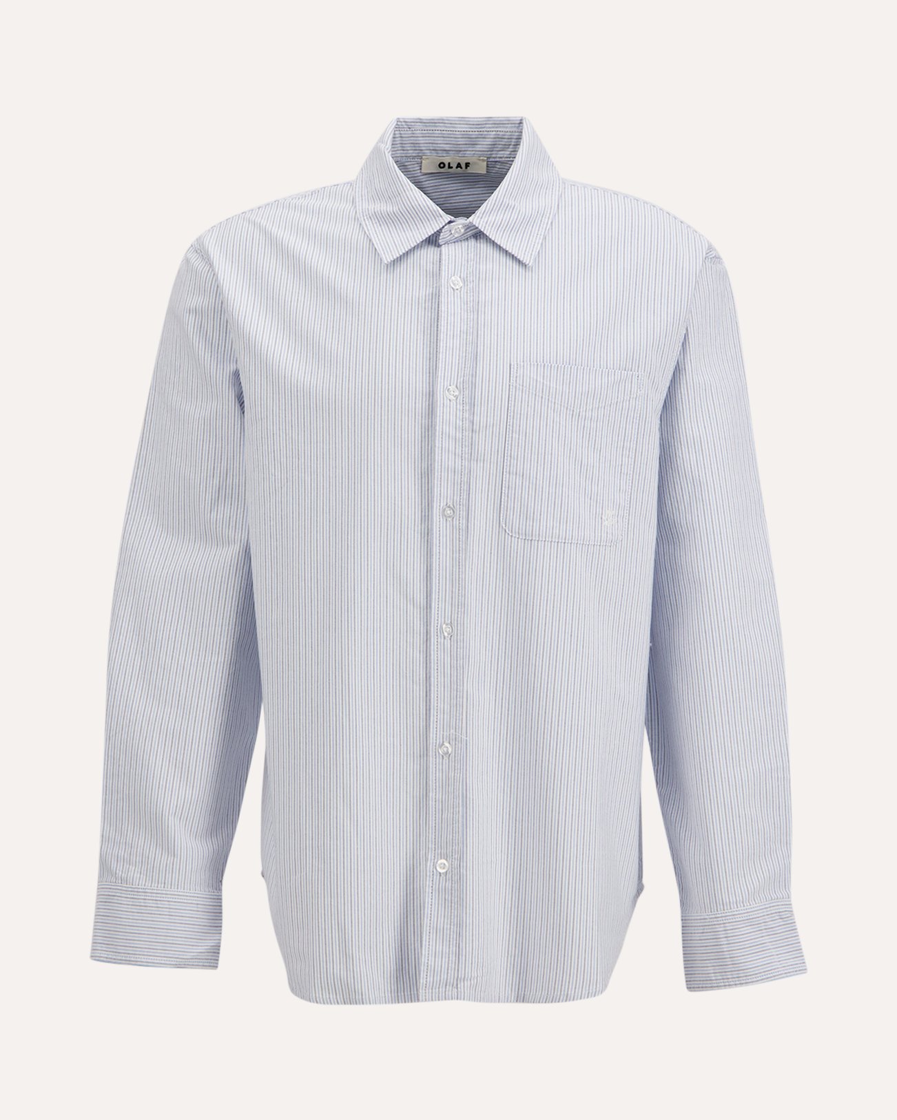 OLAF Oxford Relaxed Shirt LICHTBLAUW 1