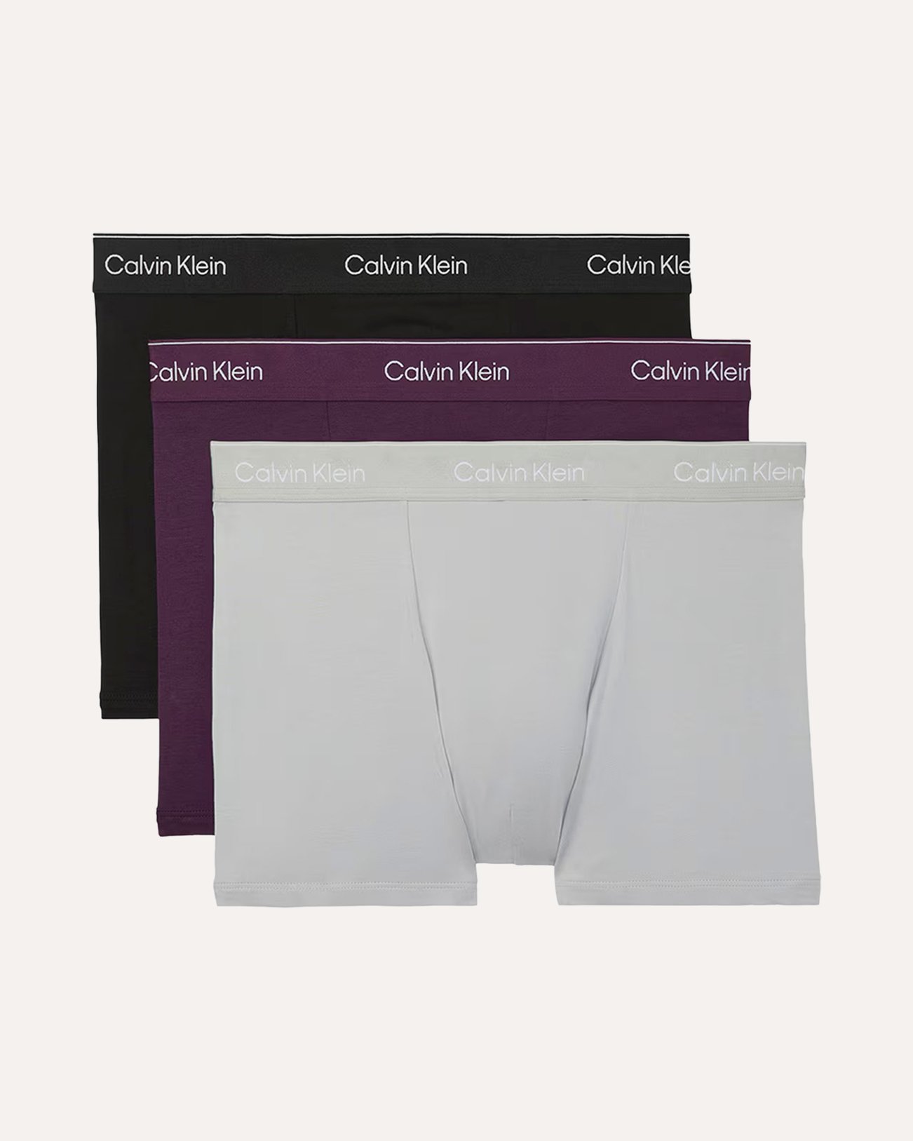 Calvin Klein Relaxed Fit Trunk 3 Pk ZWART 1
