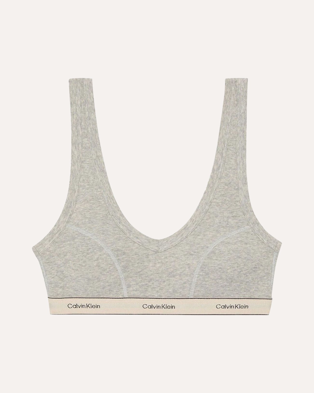 Calvin Klein Lightly Lined Traingle Bralette GRIJS 1