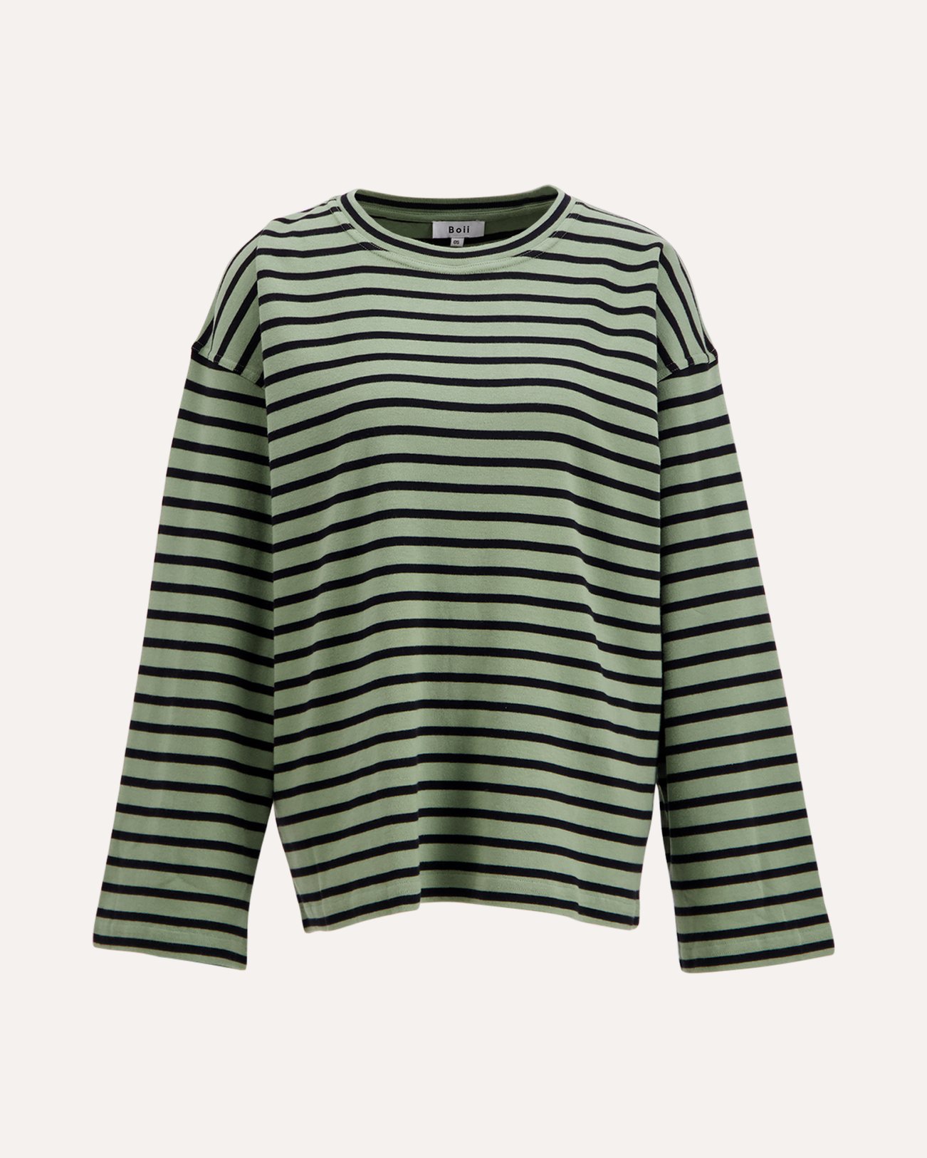 Boii Studios Alberte Stripe Tee ZWART 1