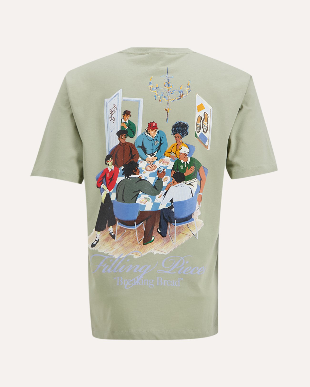 Filling Pieces T-Shirt Supper LICHTGROEN 1