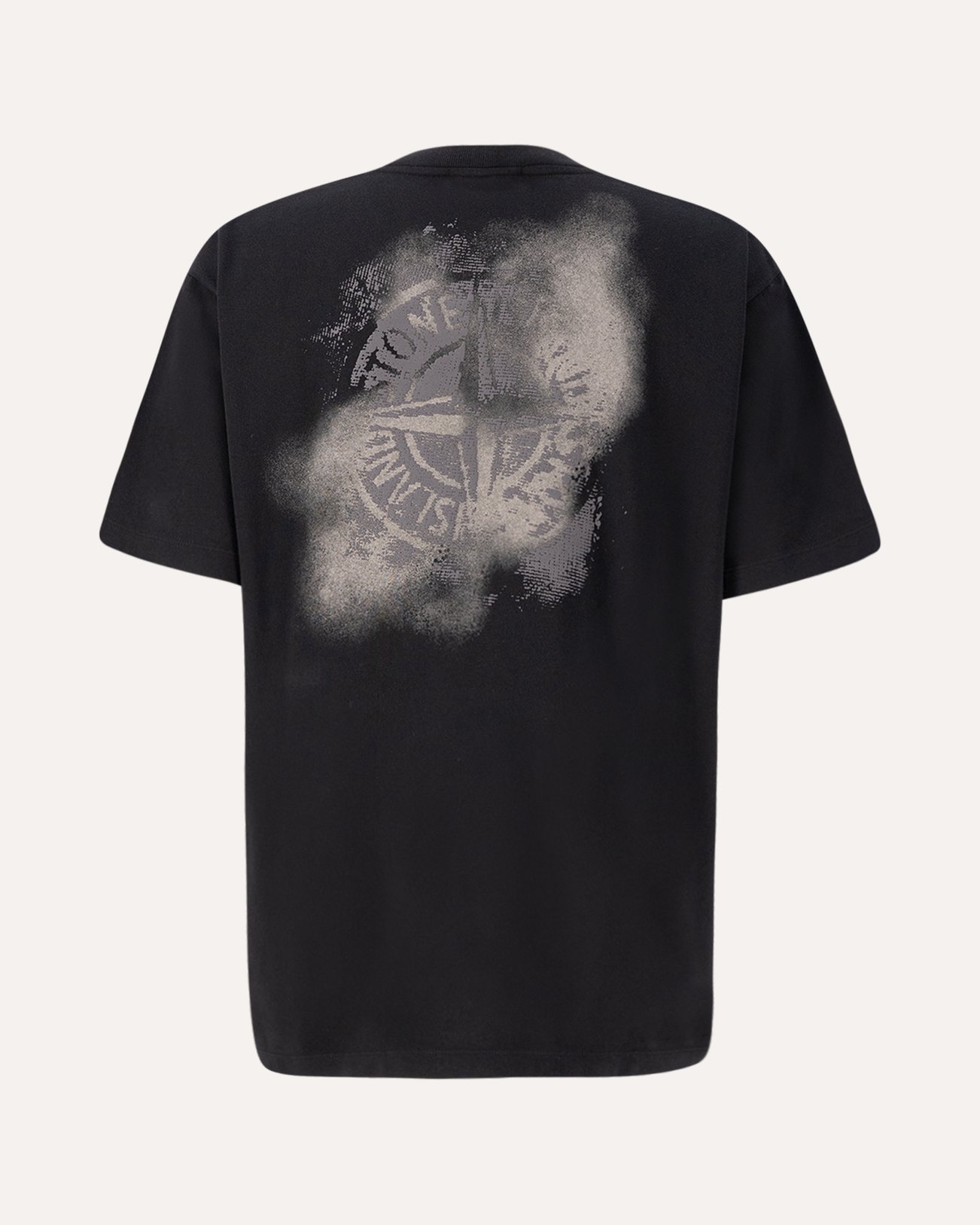Stone Island 2RCE6 Cotton Jersey Backprint T-Shirt BLACK 1