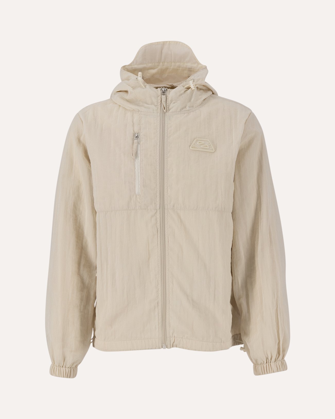 Olaf Hussein Olaf Zip-Up Ripstop Jacket White 1