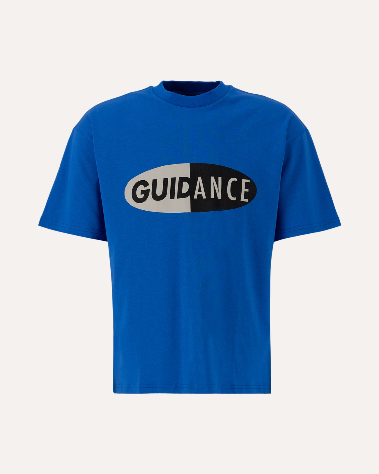 Lack of Guidance David T-Shirt BLAUW 1