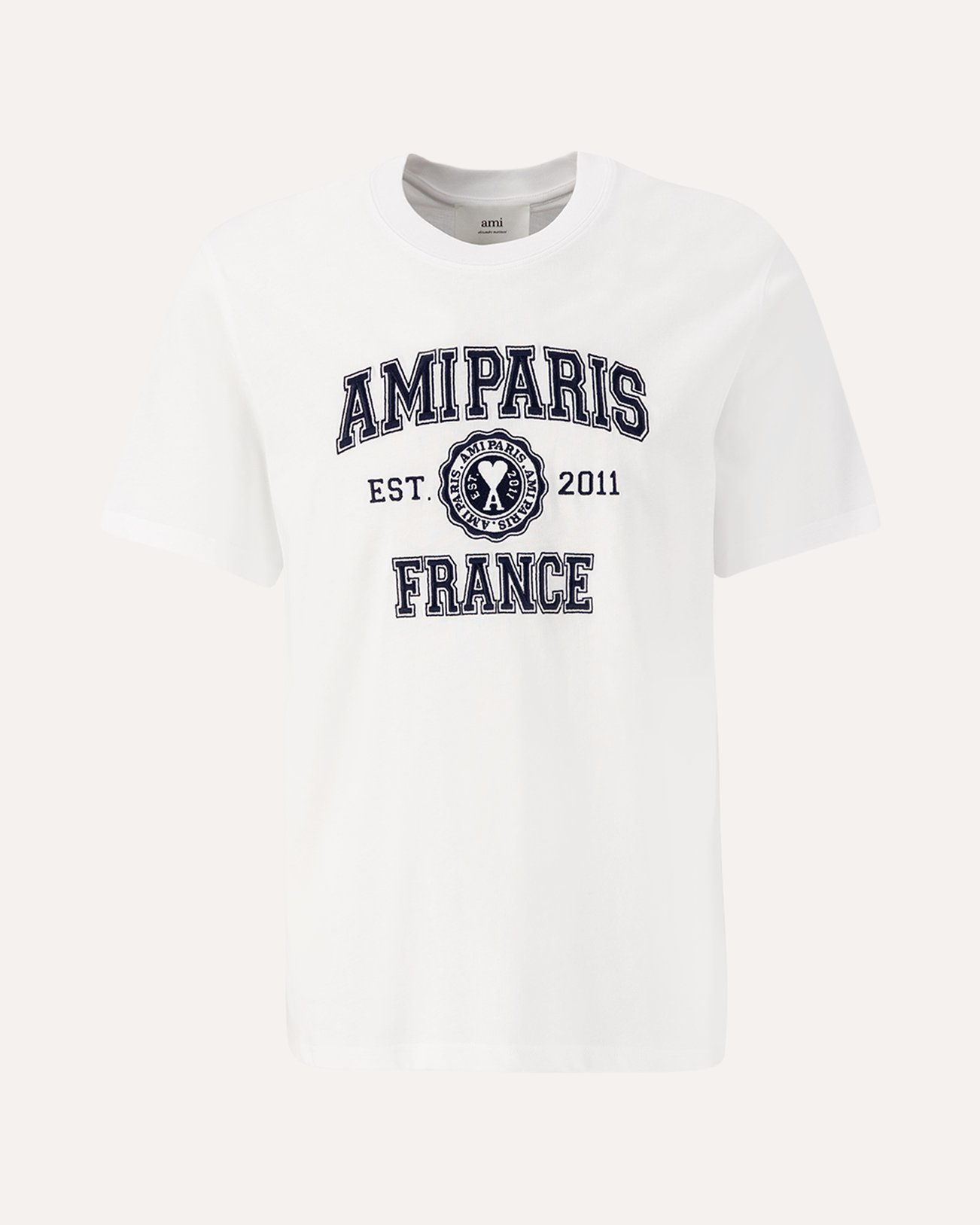 AMI Paris Ami Paris France T-Shirt WIT 1