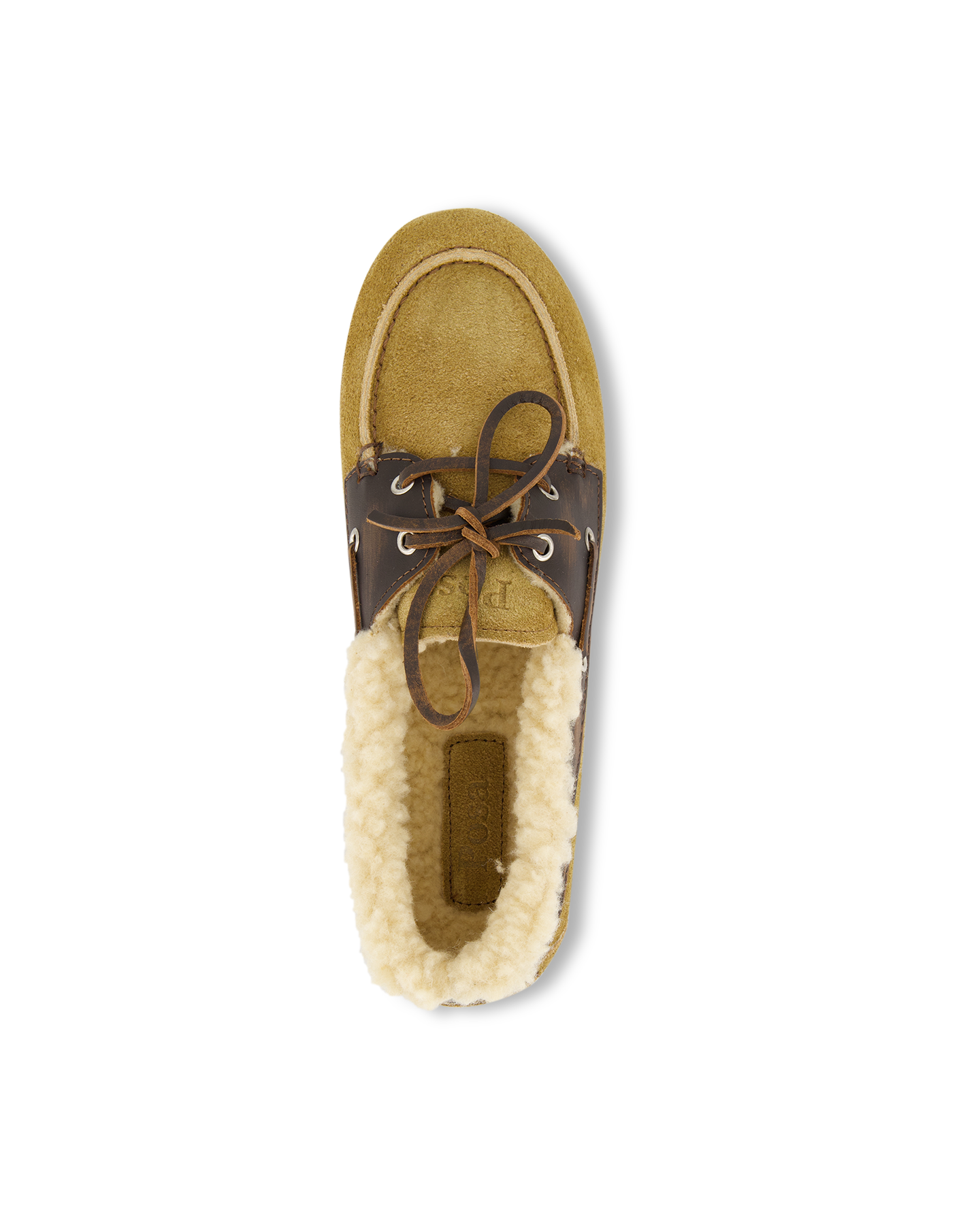 Posa Boat Loafer Brushed Fur - Suede/ Leather BRUIN 5