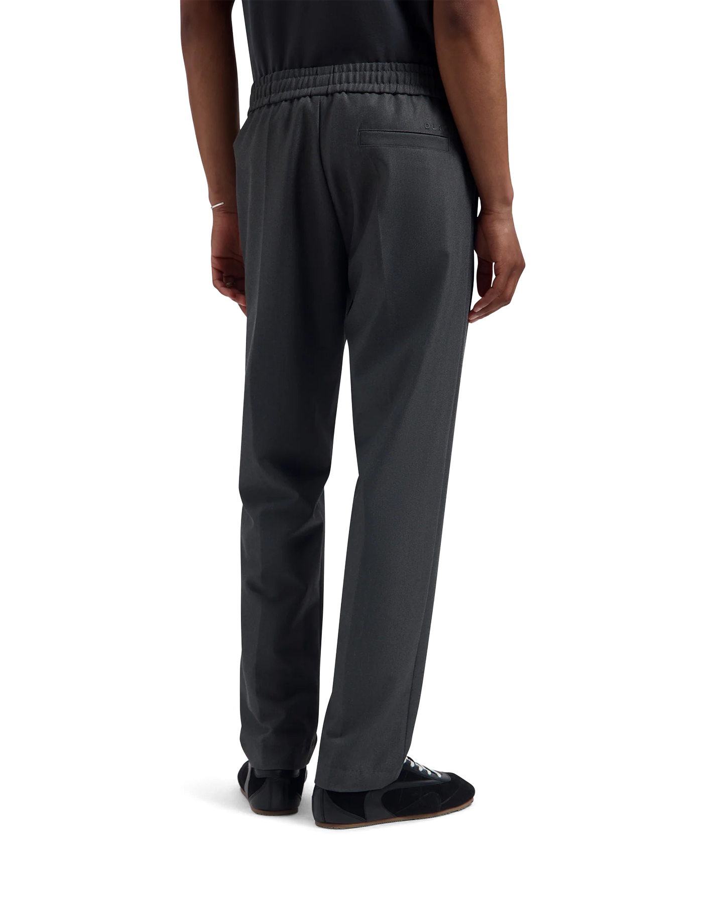 OLAF Slim Elasticated Pant ZWART 4