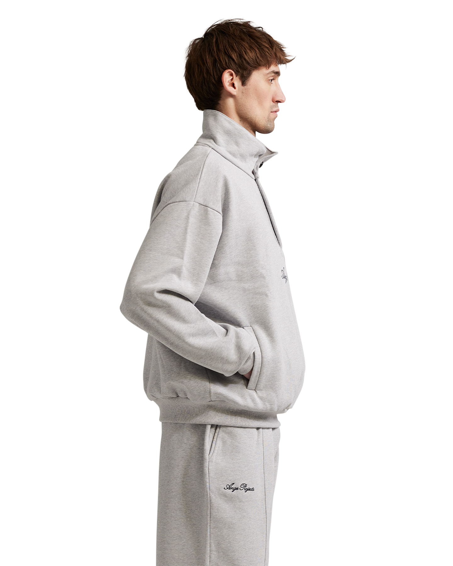 Ange Projects Button Script Rollneck GRIJS 4