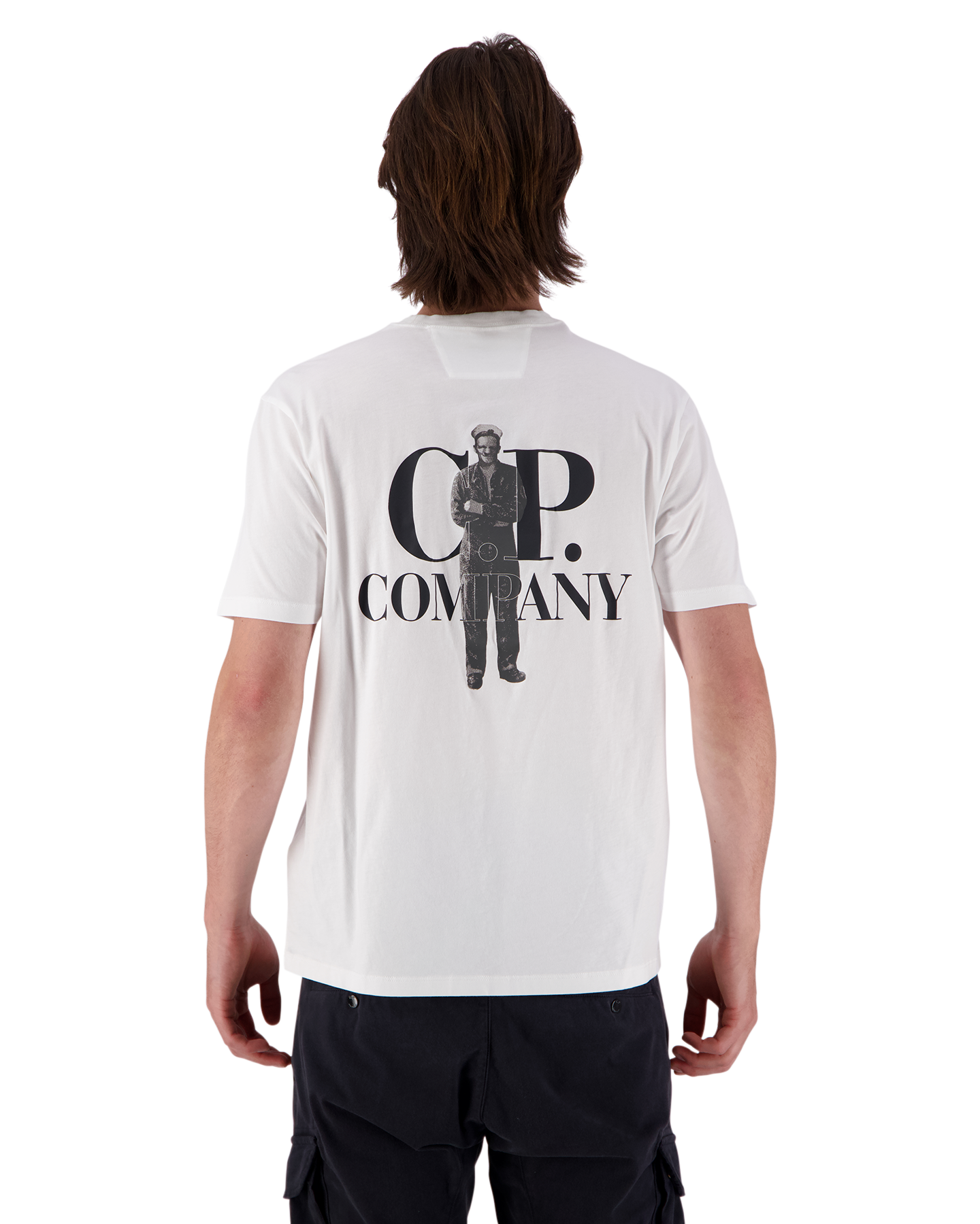 C.P. Company 30/1 Jersey Bold British Sailor T-Shirt WIT 6