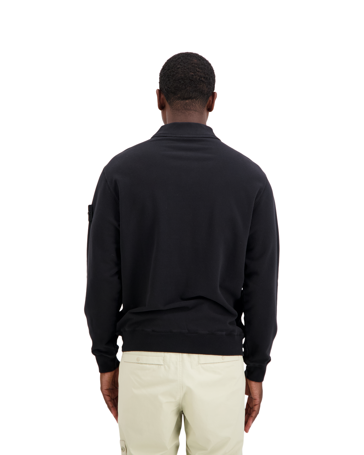 Stone Island 6100026 Polo Ls Ghost ZWART 5