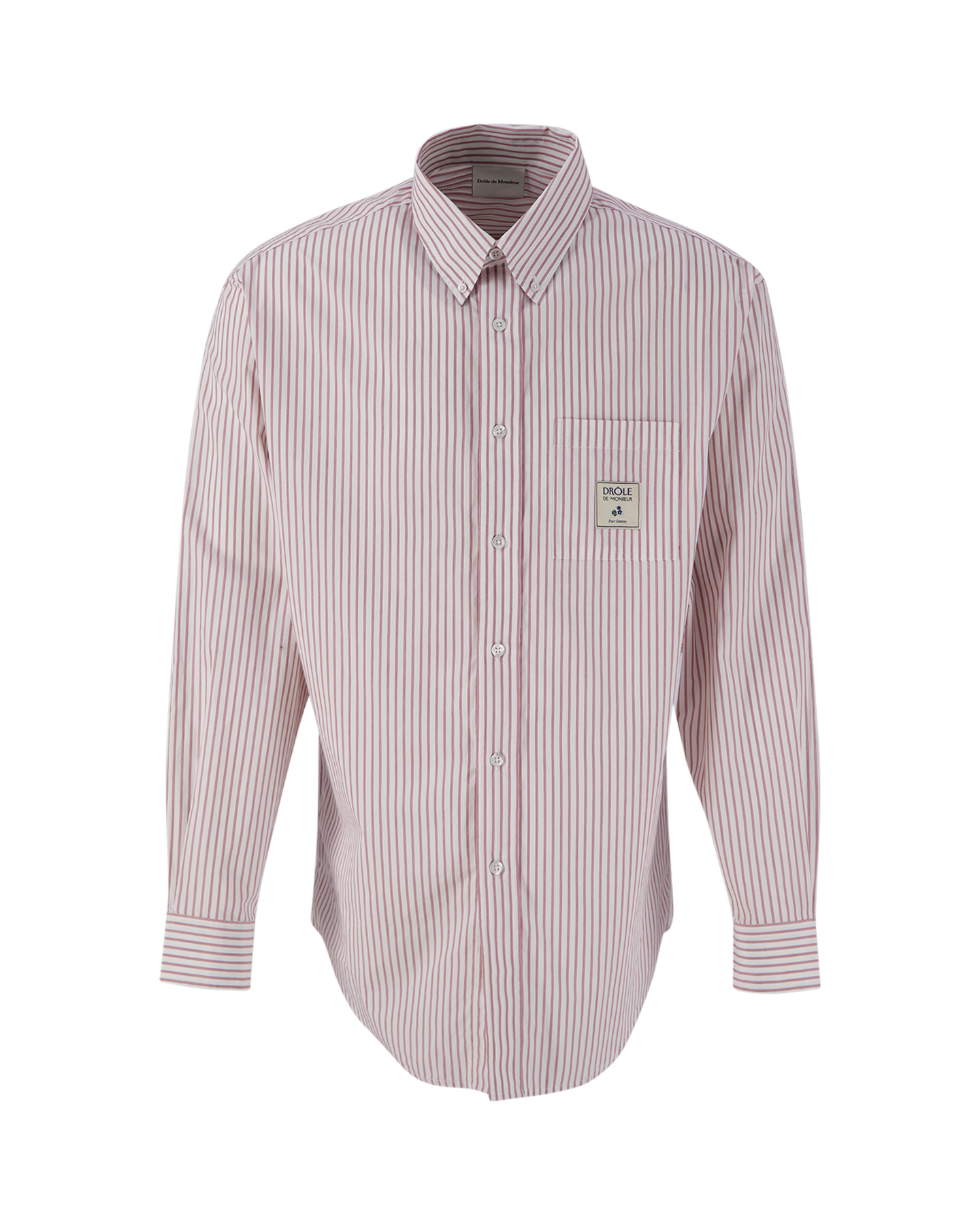 Drole de Monsieur La Chemise Rayée BEIGE 1