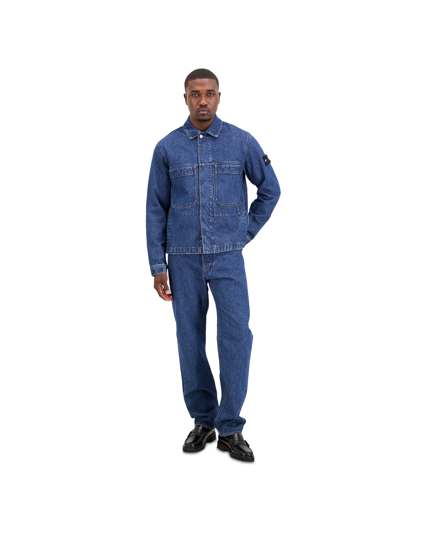 Stone Island 4100006 Biker Jas BLAUW 3