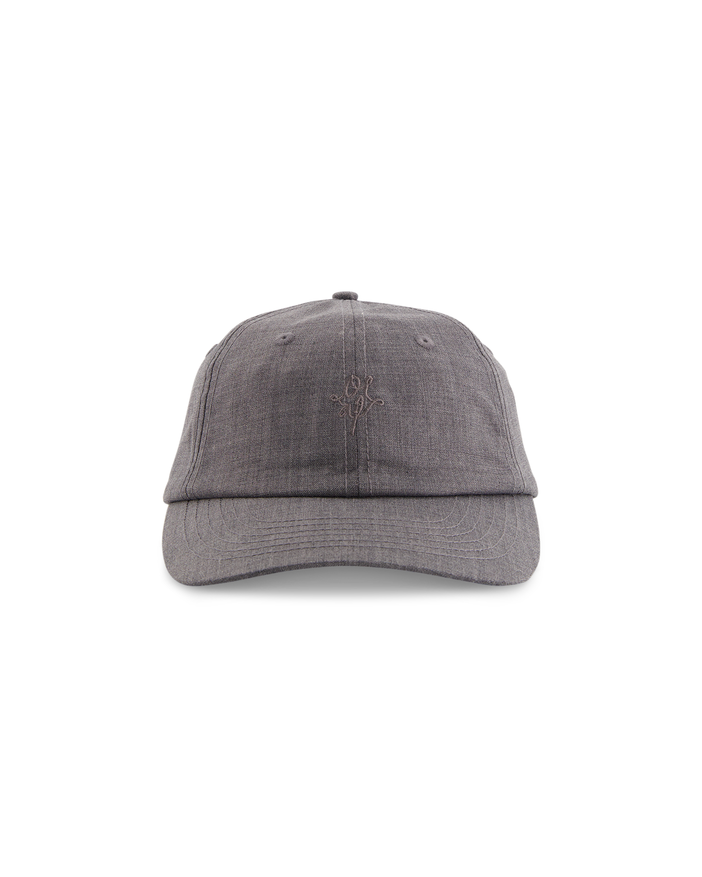 OLAF Wool Monogram Cap GRIJS 1