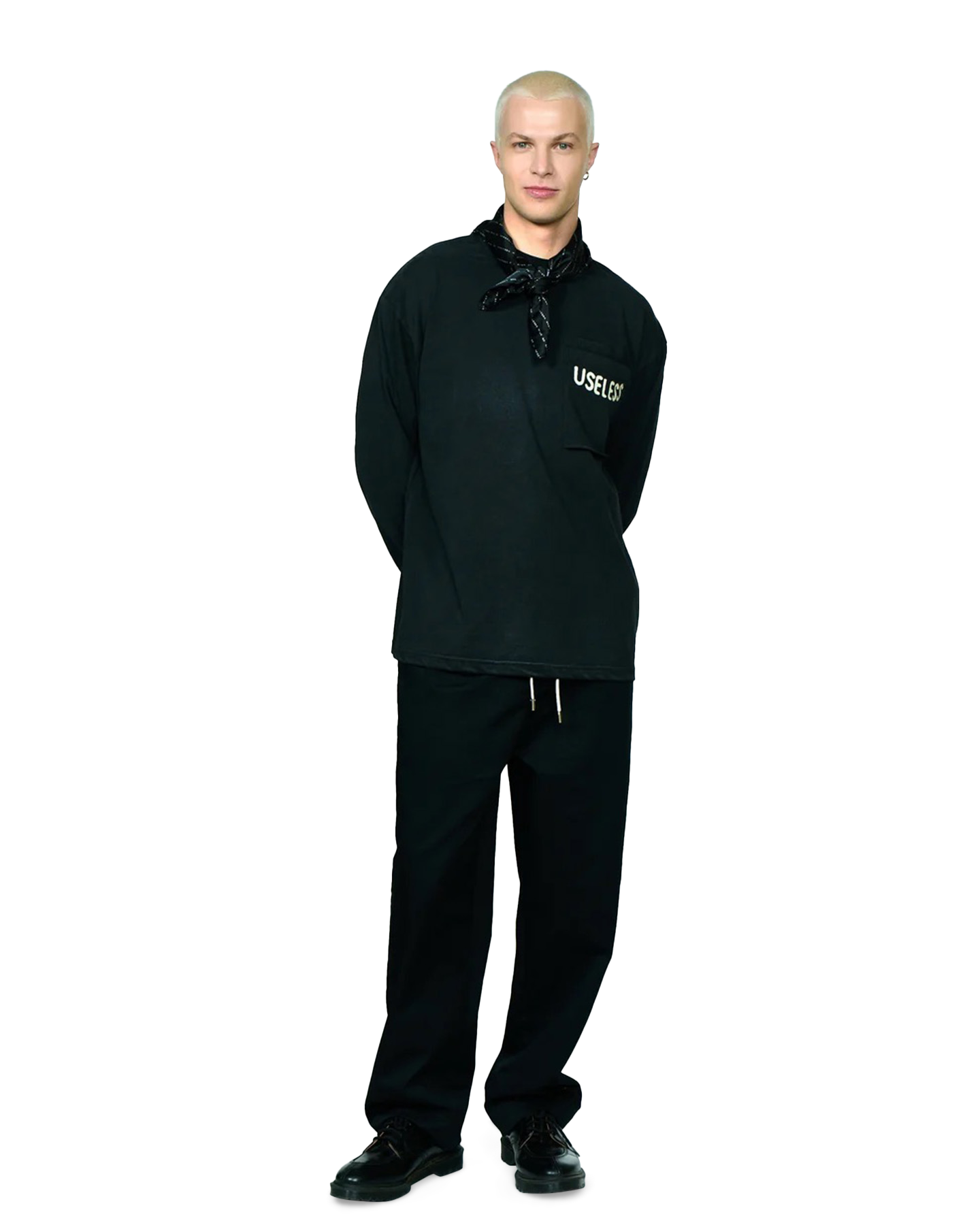 Hopeium Cotton Twill Pant ZWART 3