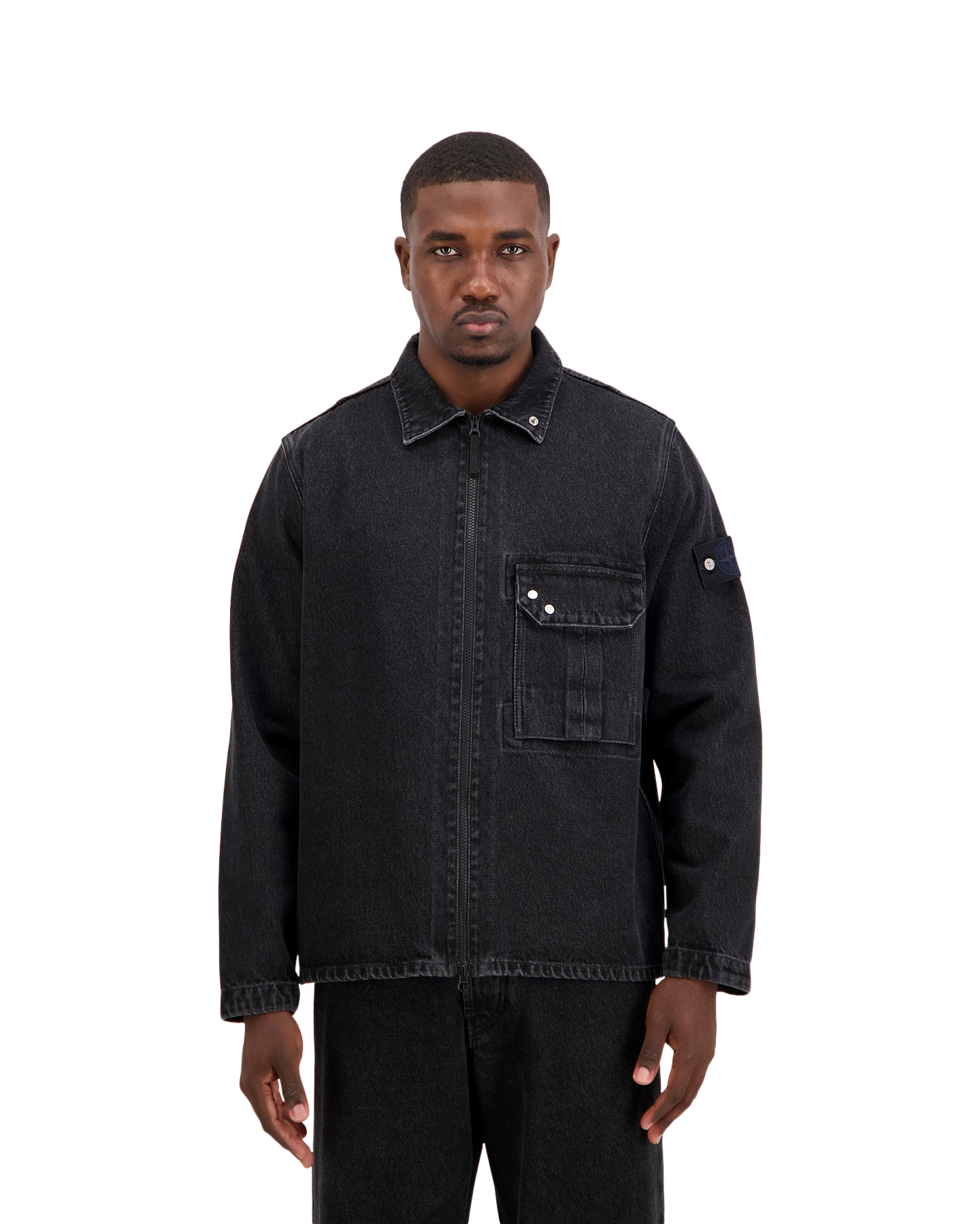 Stone Island 1200002 Overshirt ZWART 4