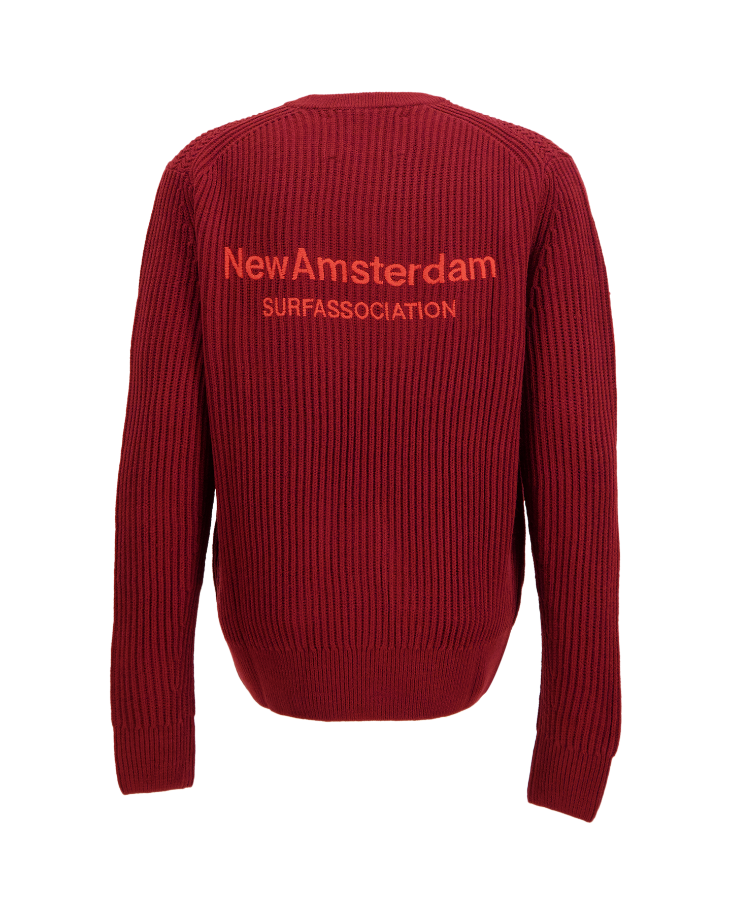 New Amsterdam Surf Association Knitted Crewneck ROOD 1