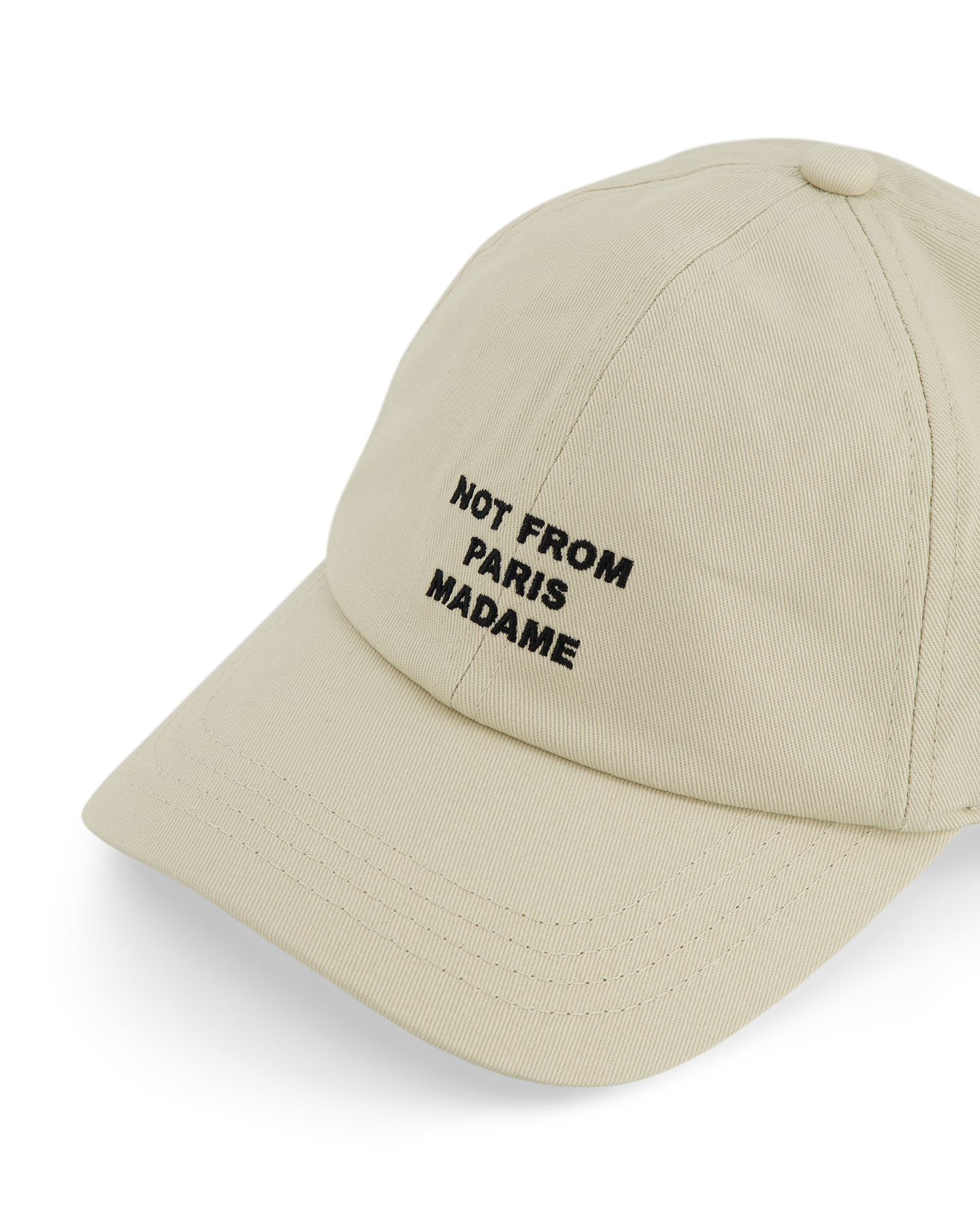 Drole de Monsieur La Casquette Slogan BEIGE 3