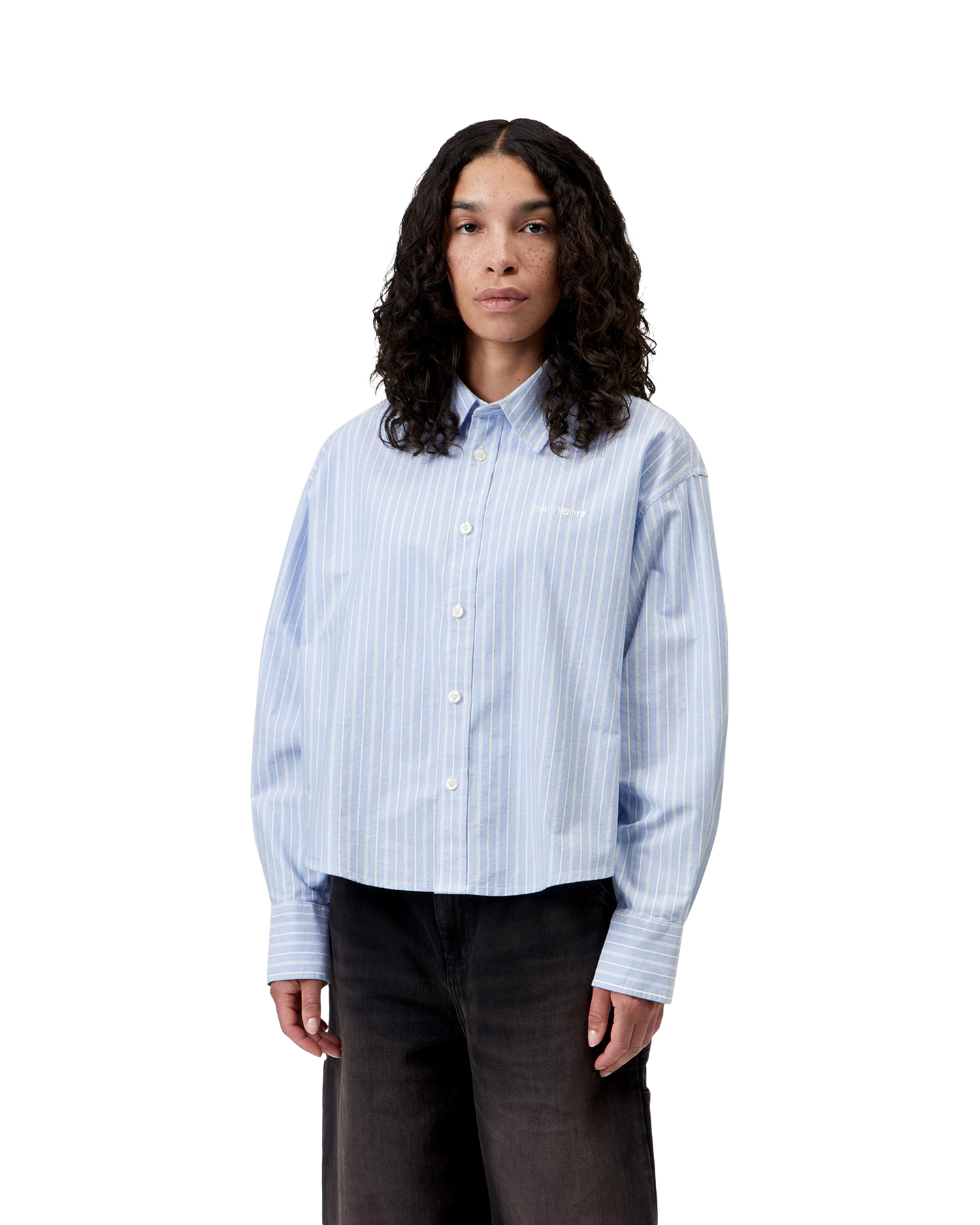 Carhartt W' L/S Kanan Shirt LICHTBLAUW 3