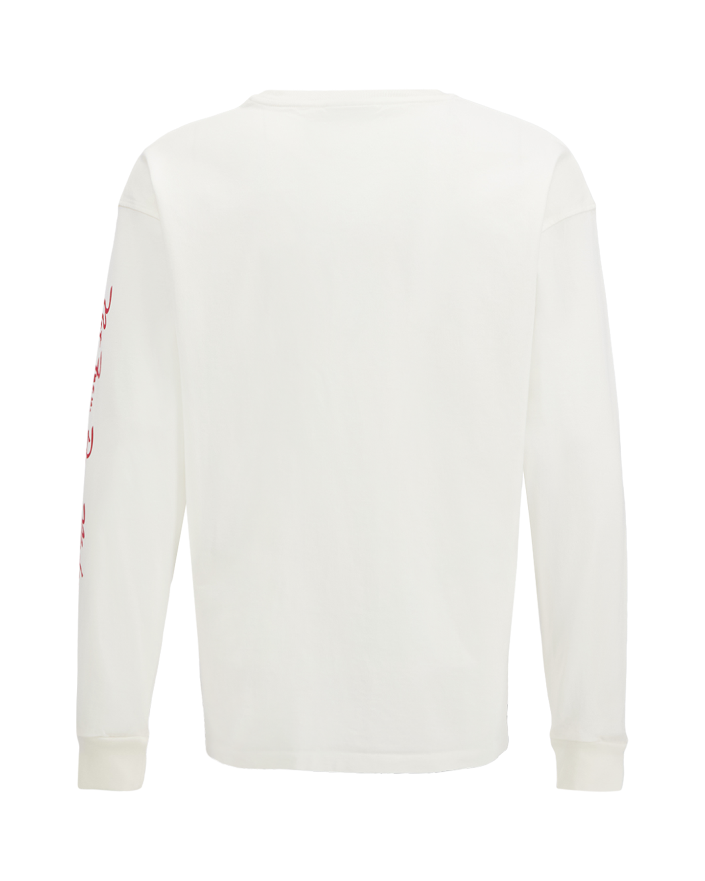 Drole de Monsieur Slogan Longsleeve T-Shirt ROOD 2