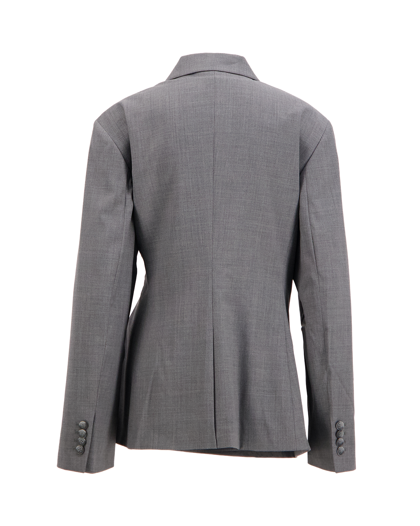 OLAF Wool Asymetric Blazer GRIJS 2