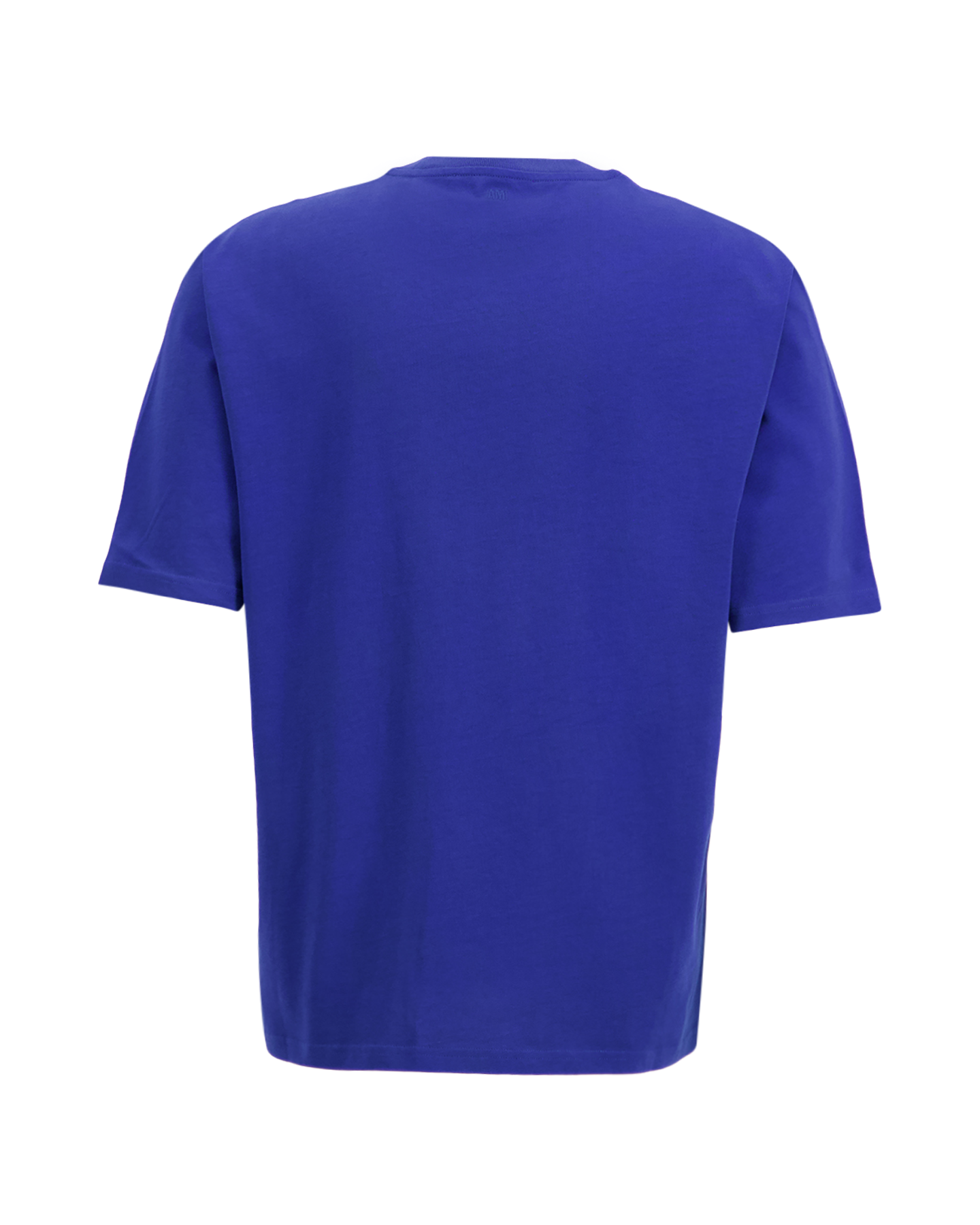 AMI Paris Tshirt With Tonal Embossed Ami De Coeur BLAUW 2