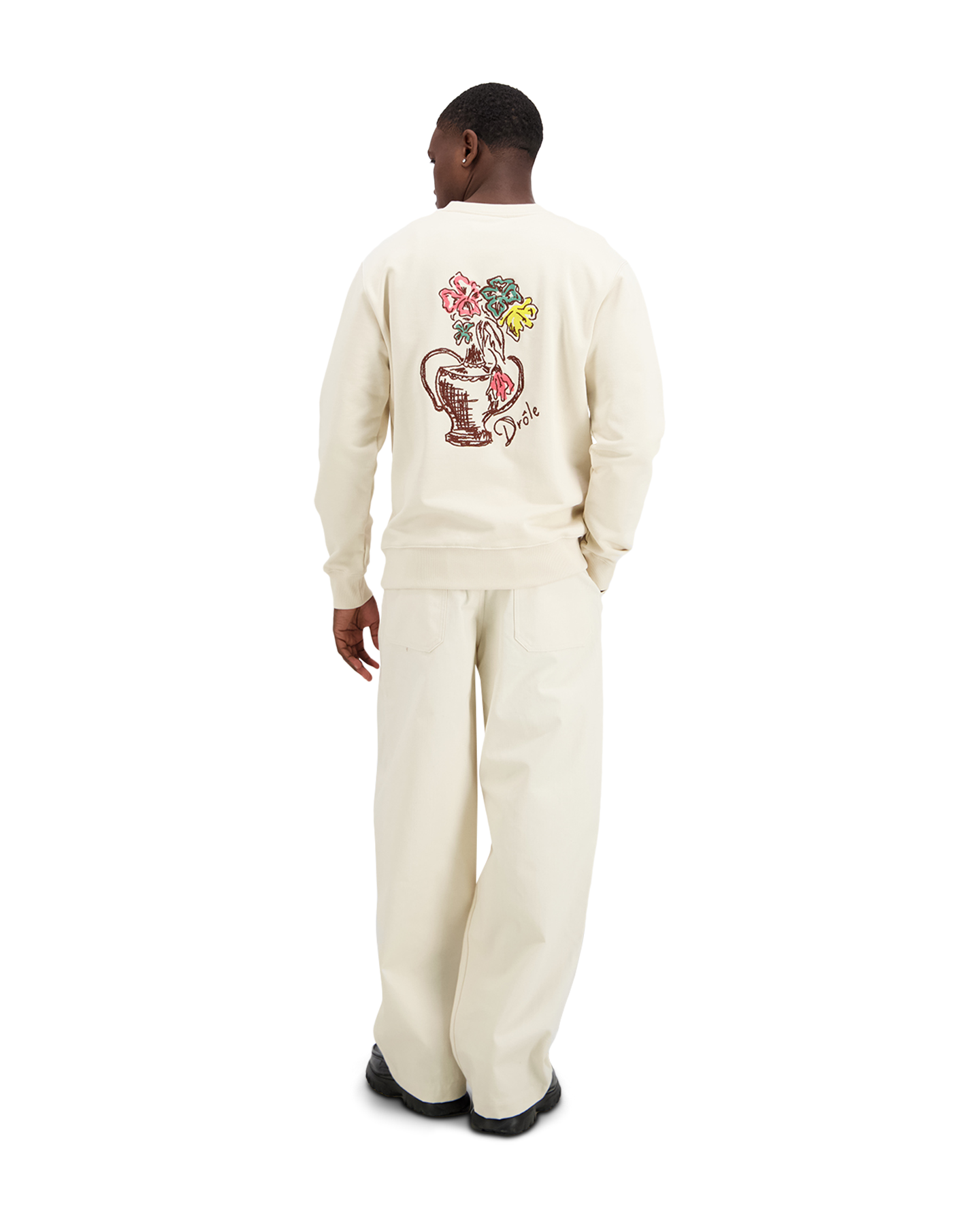 Drole de Monsieur Sweatshirt Vase Havana BEIGE 3