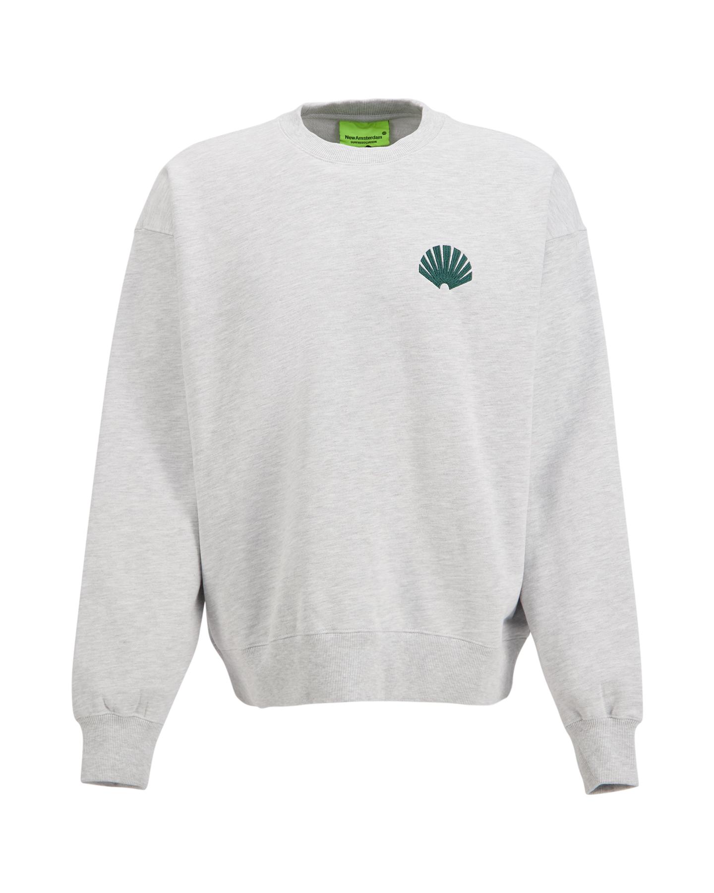 New Amsterdam Surf Association Logo Crewneck LICHTGRIJS 2