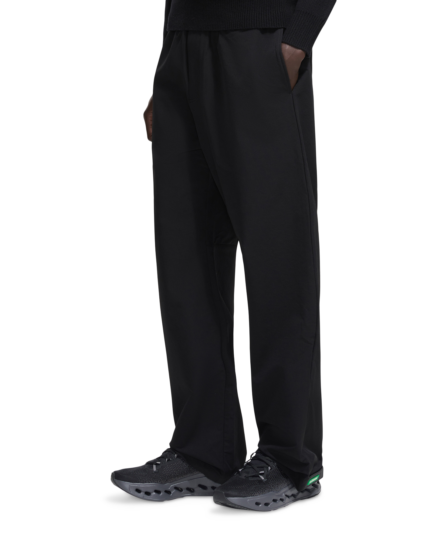 Flaneur Badge Formal Tech Pants ZWART 4