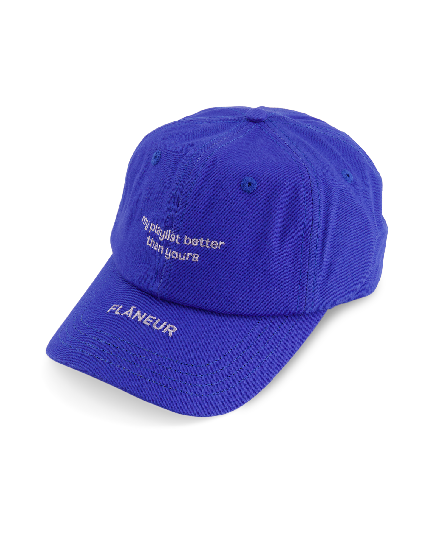 Flaneur Playlist Cap BLAUW 3