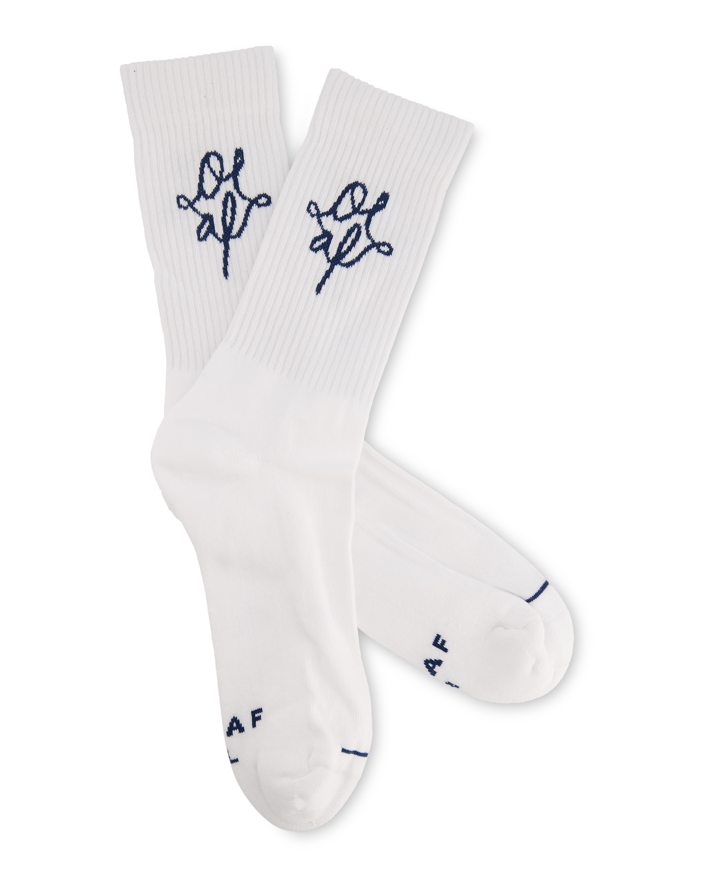 OLAF Monogram Socks WIT 4