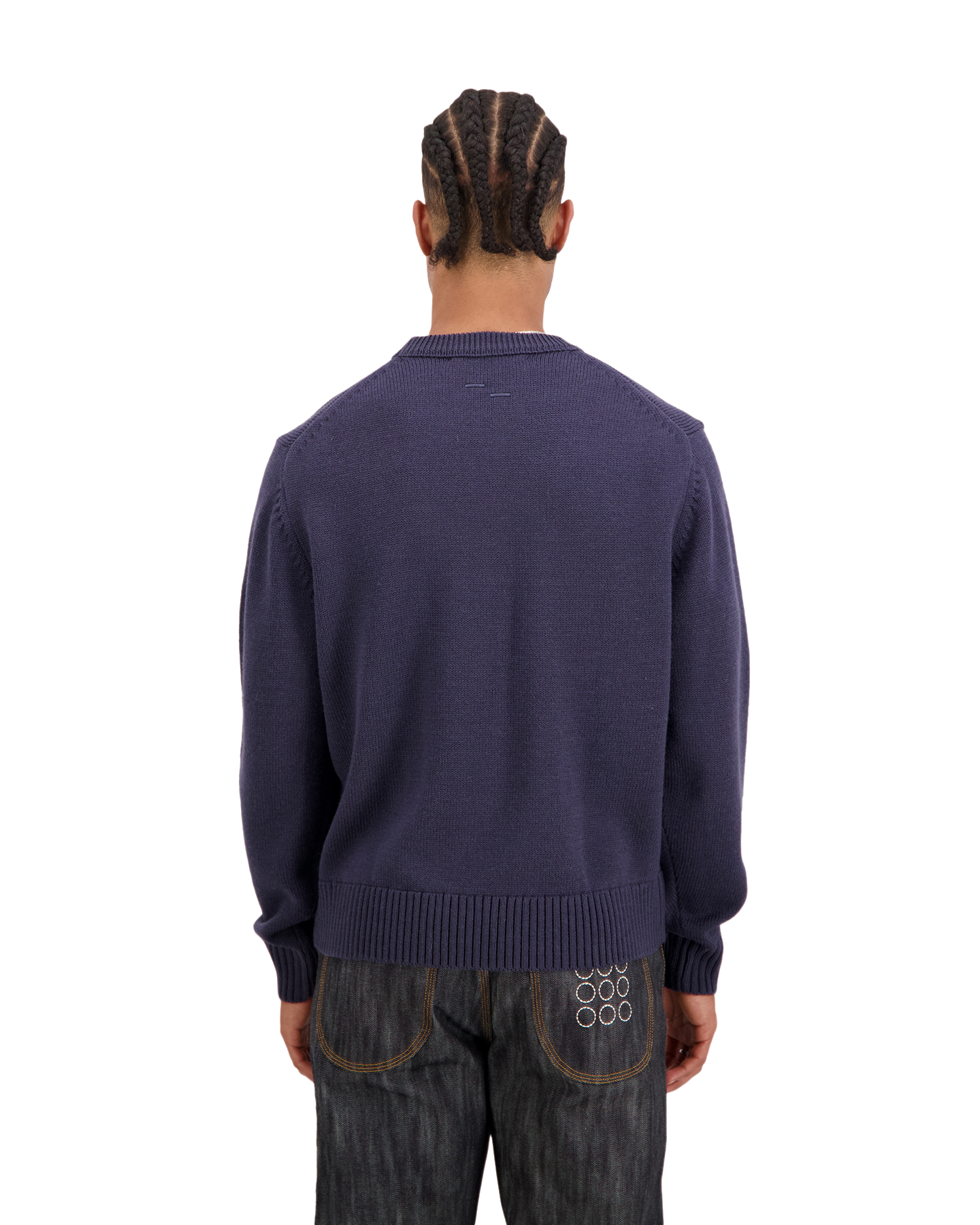 Filling Pieces Knit Sweater Knot DONKERBLAUW 4