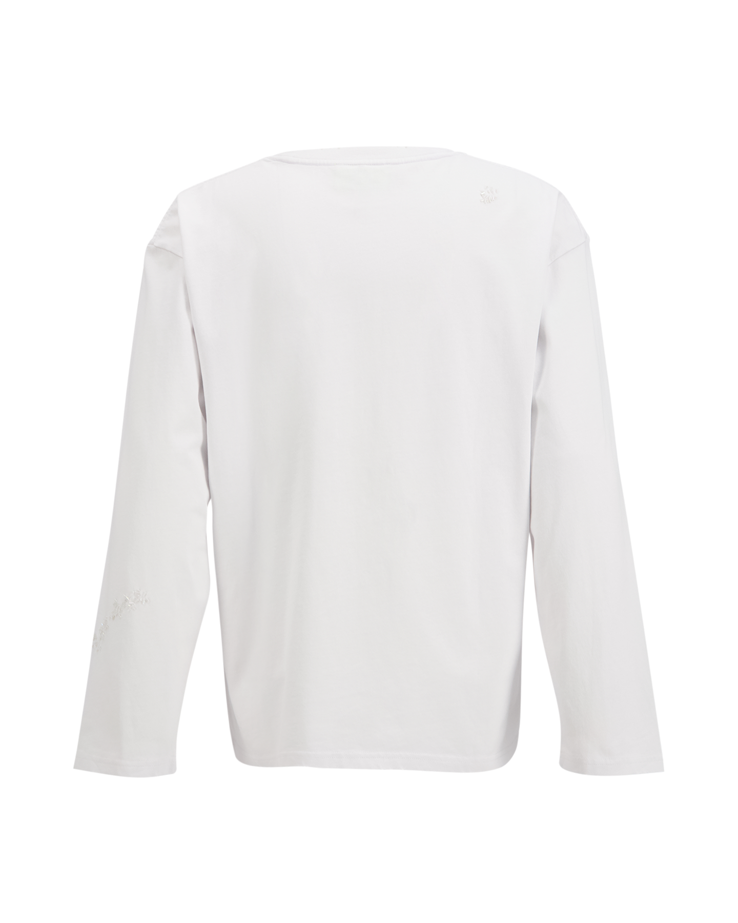 New Amsterdam Surf Association Worked Logo Longsleeve WIT 2